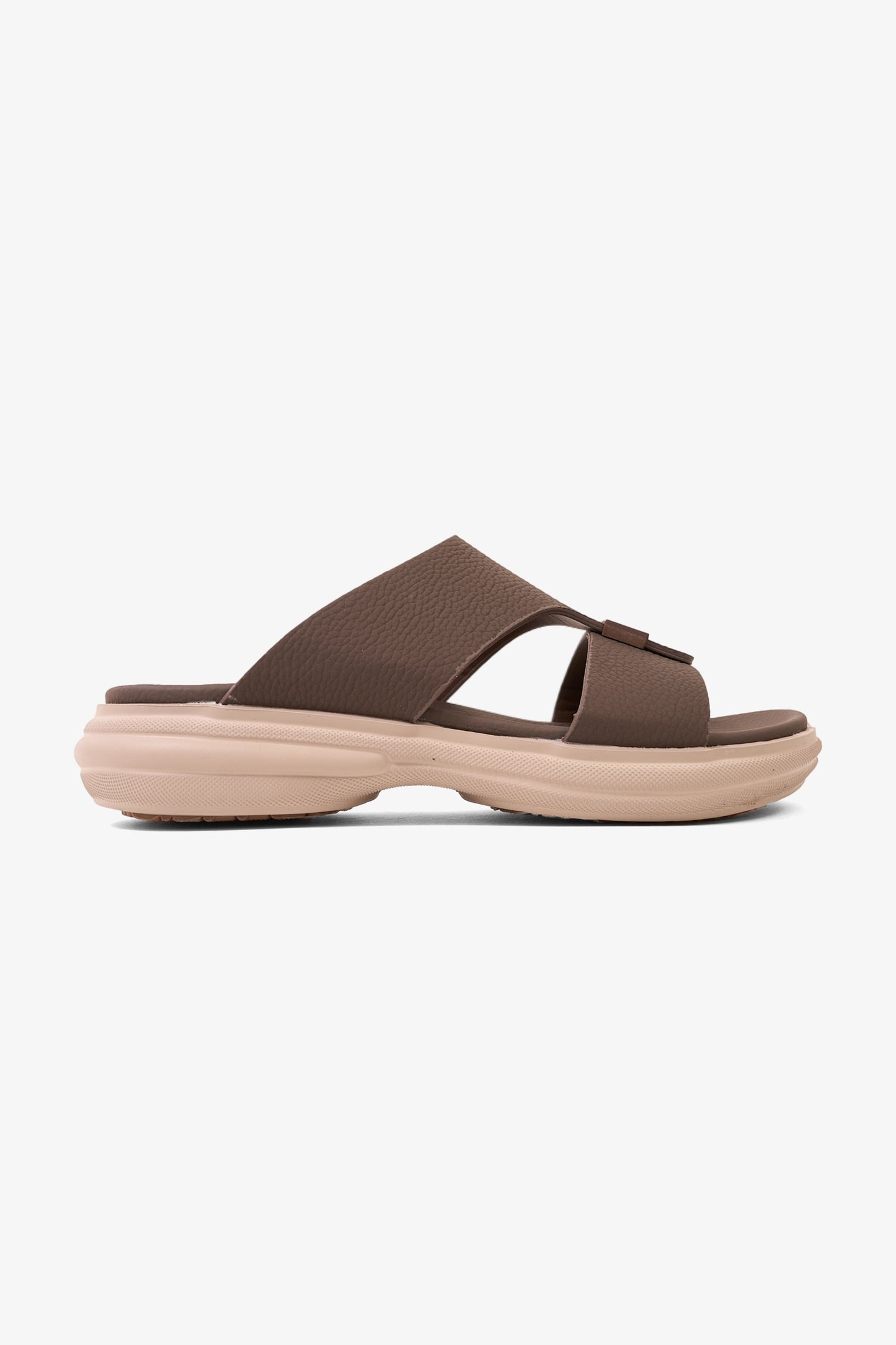 COMFORT PLUS SIGNATURE STEP ARABIC SANDALS COFFEE - Seventy7
