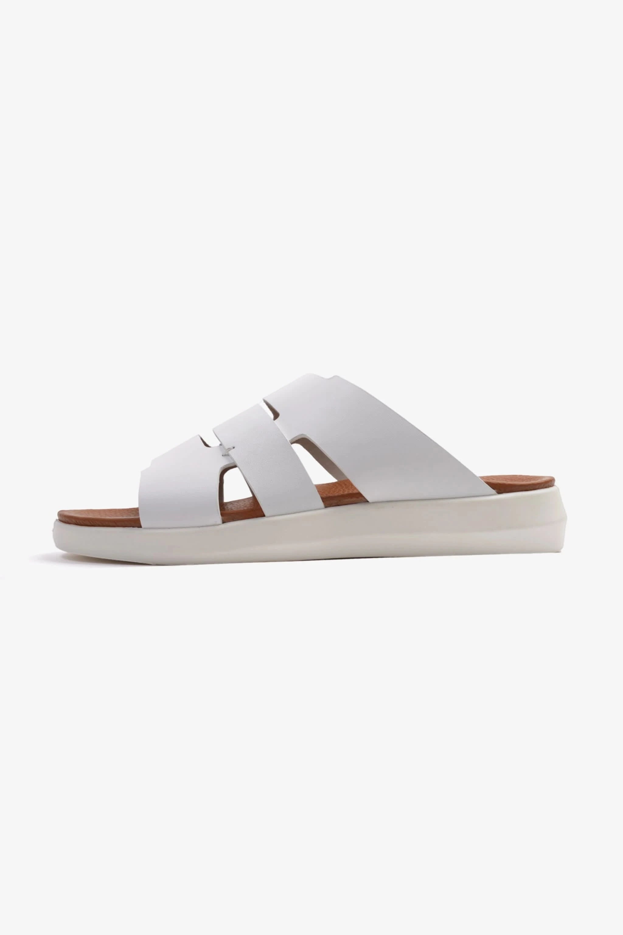 COMFORT PLUS MEN'S 2.2MM SANDALS WHITE - Seventy7