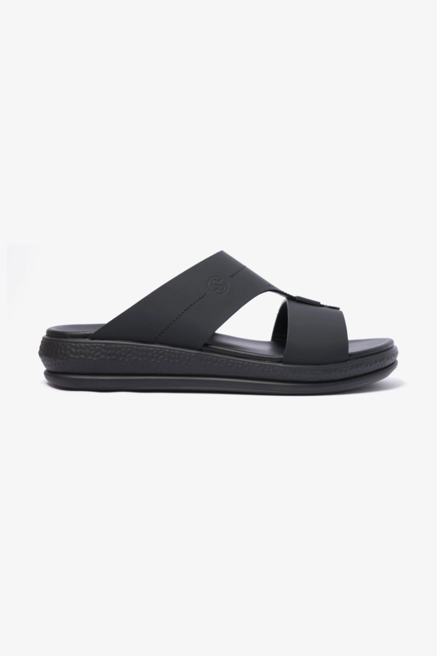 COMFORT PLUS STYLISH MEN SANDAL BLACK - Seventy7