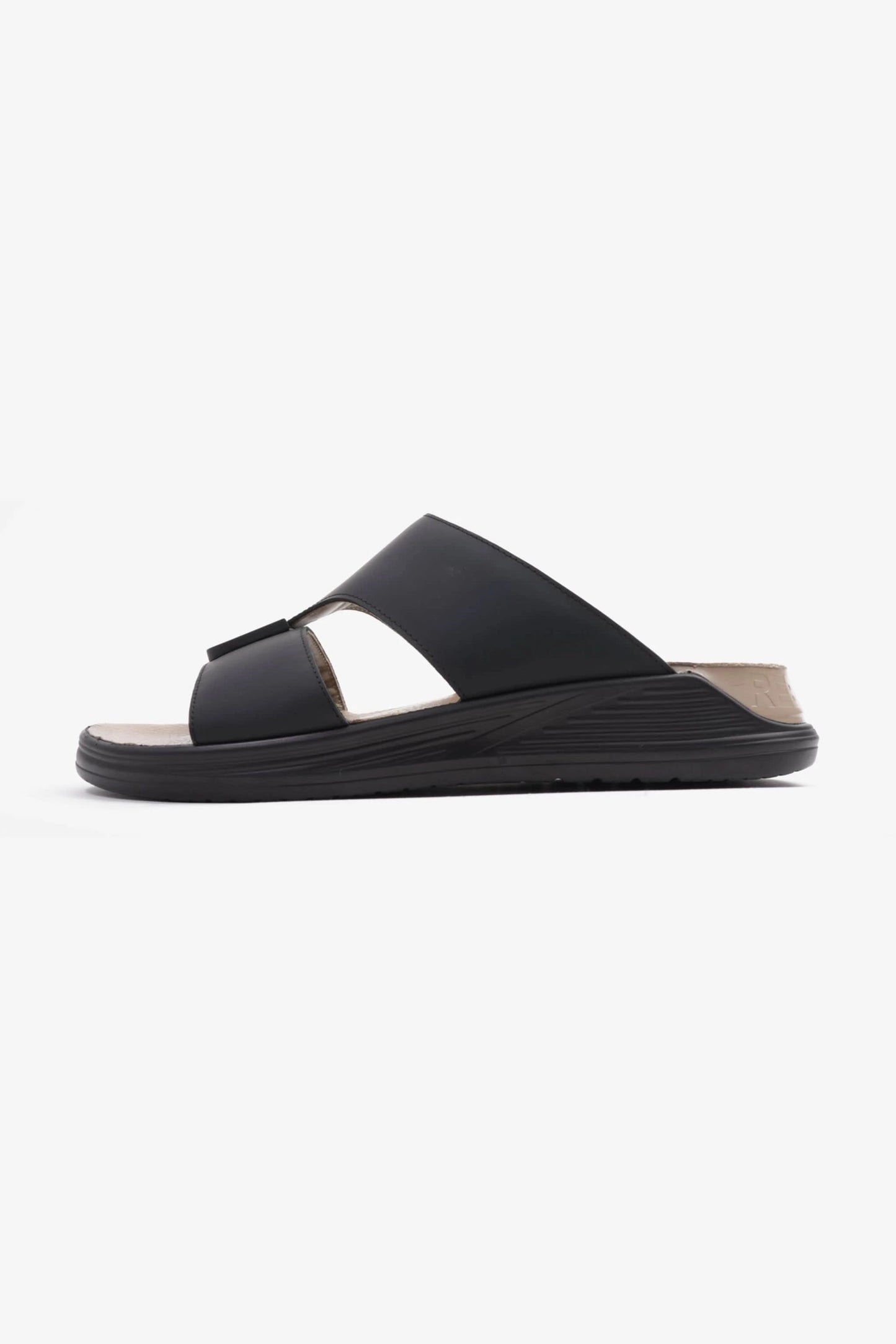 UOMO CAVALIER CLASSIC SANDALS FOR MEN'S BLACK - Seventy7