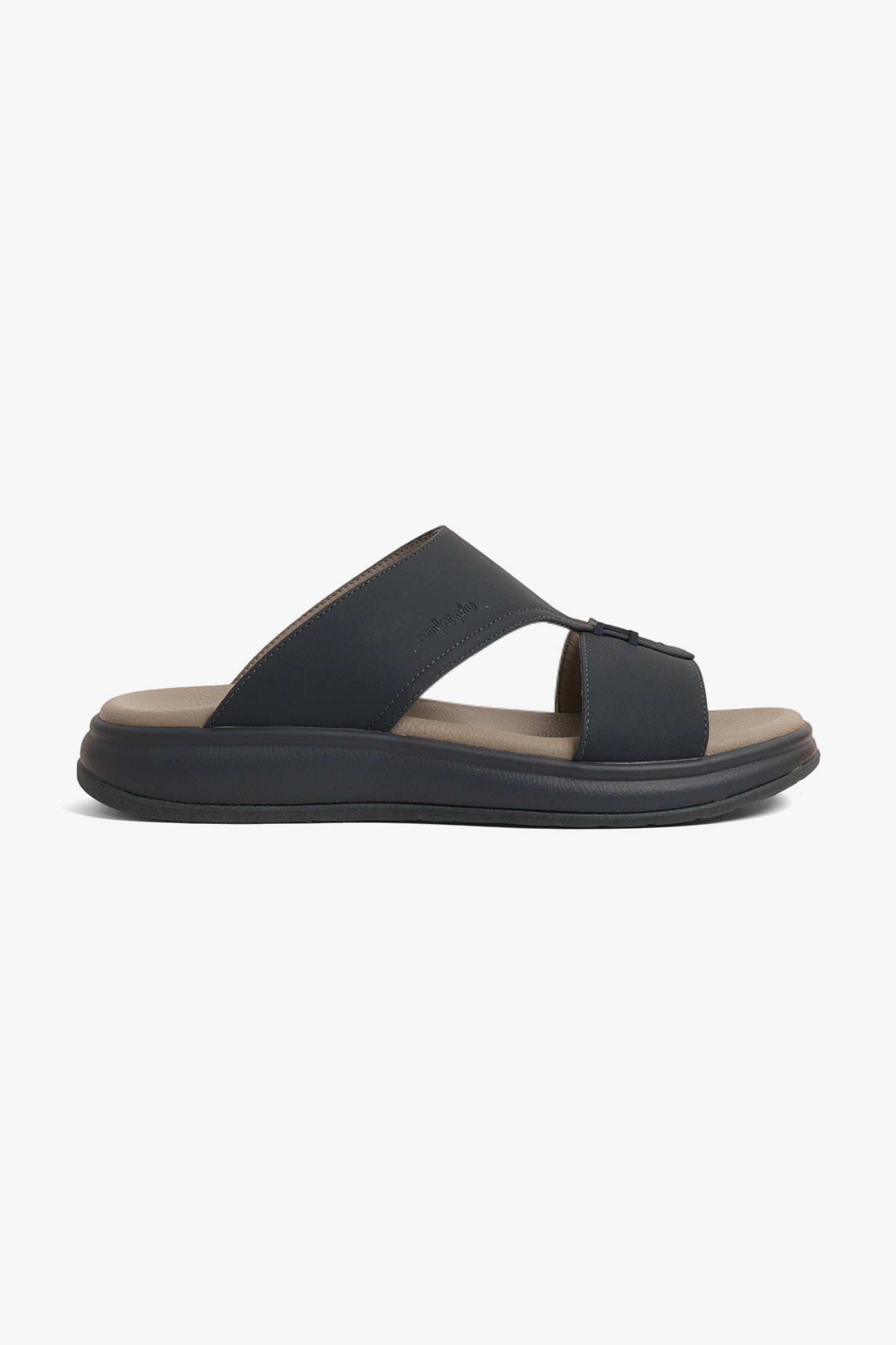 COMFORT PLUS MEN'S SUPER SLEEK SANDALS NAVY - Seventy7