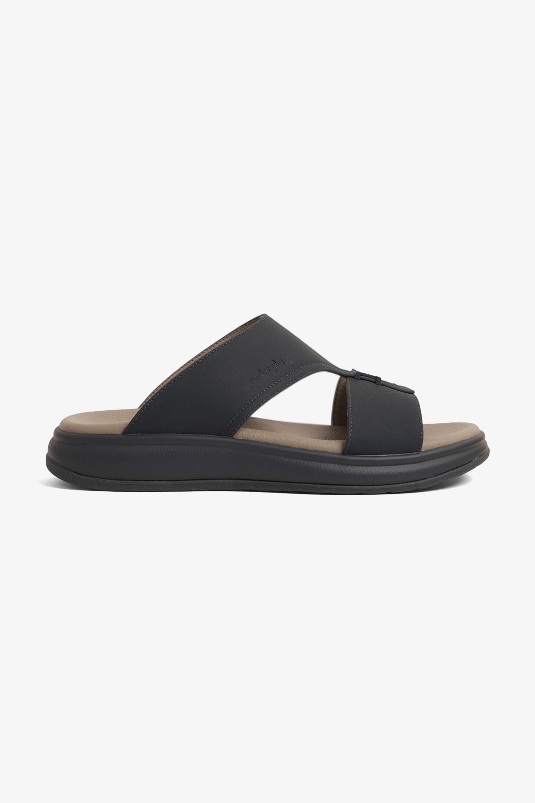 COMFORT PLUS MEN'S SUPER SLEEK SANDALS NAVY - Seventy7
