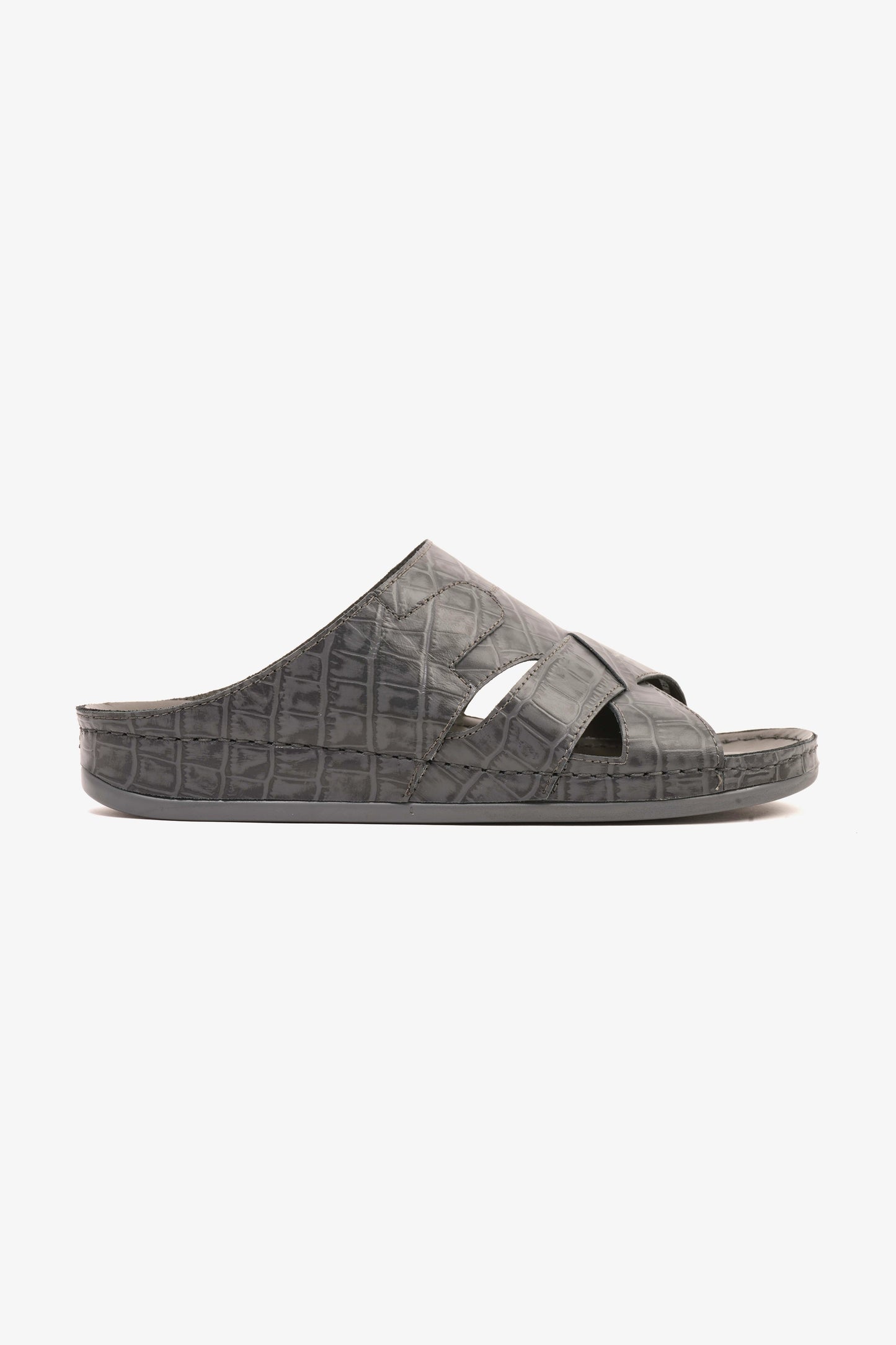 COMFORT PLUS MENS SANDALS  -  AV03 GREY - Seventy7