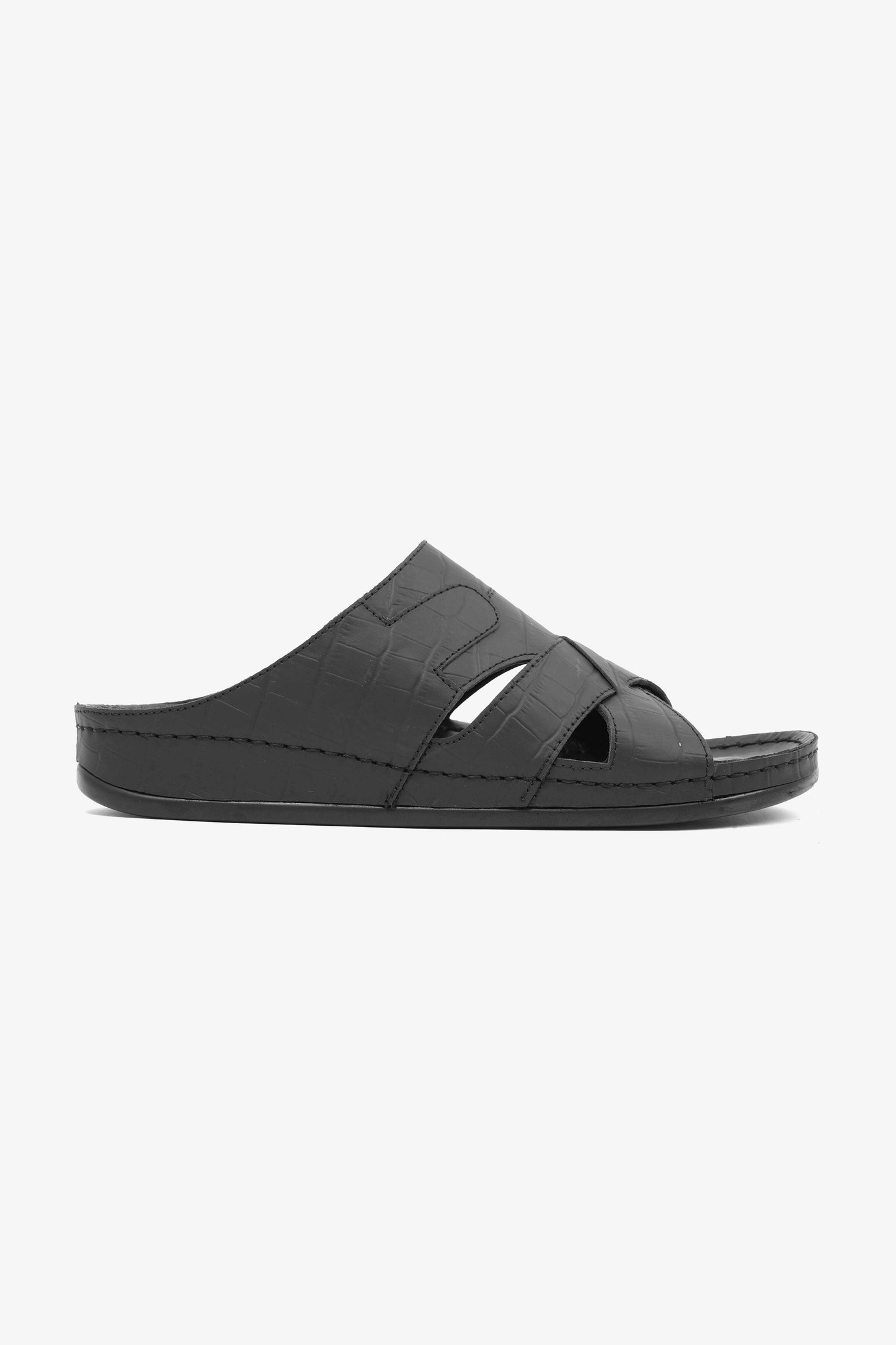 COMFORT PLUS MENS SANDALS  -  AV03 BLACK - Seventy7