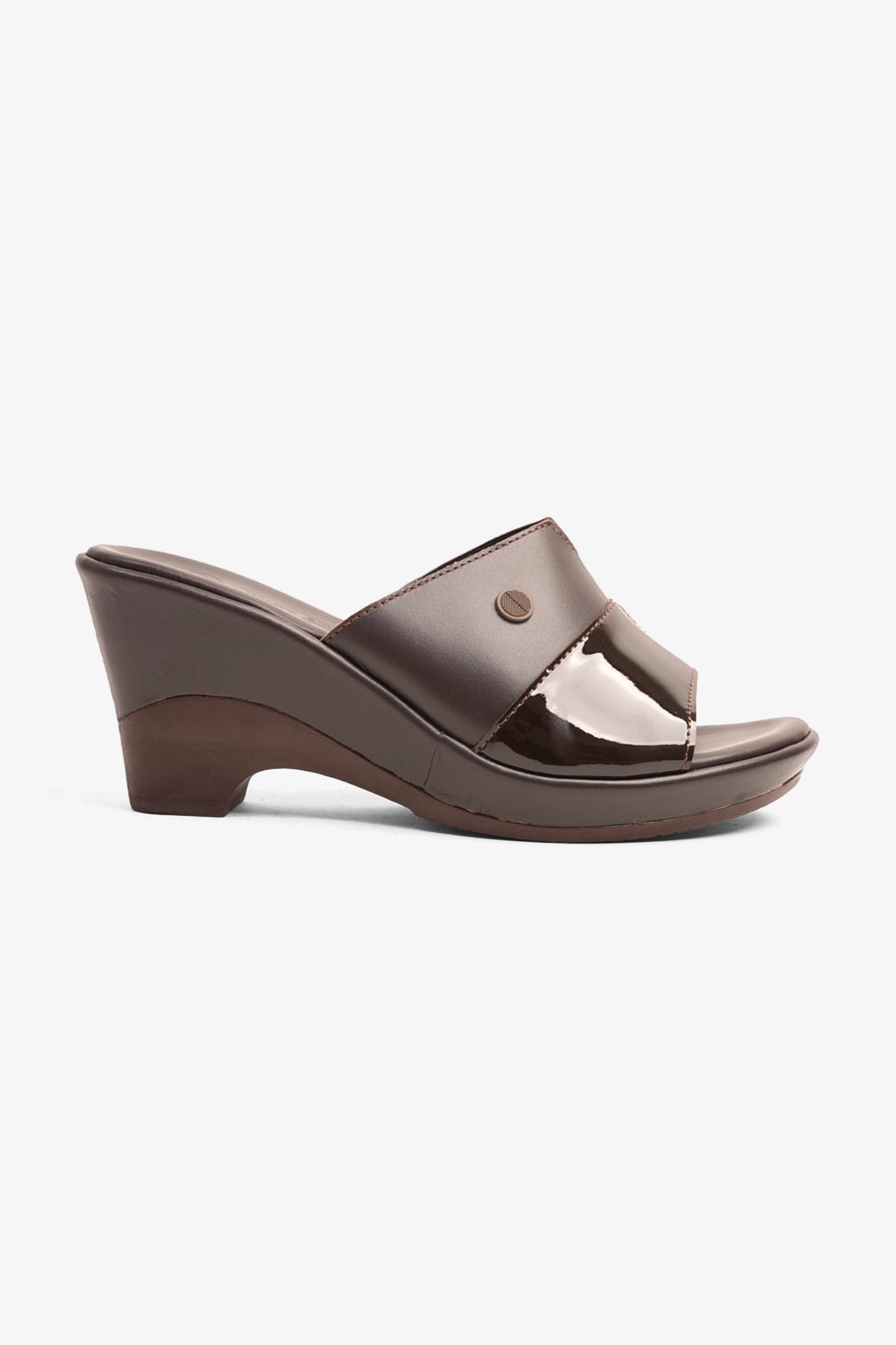 COMFORT PLUS LADIES SANDALS - 9111 BROWN - Seventy7