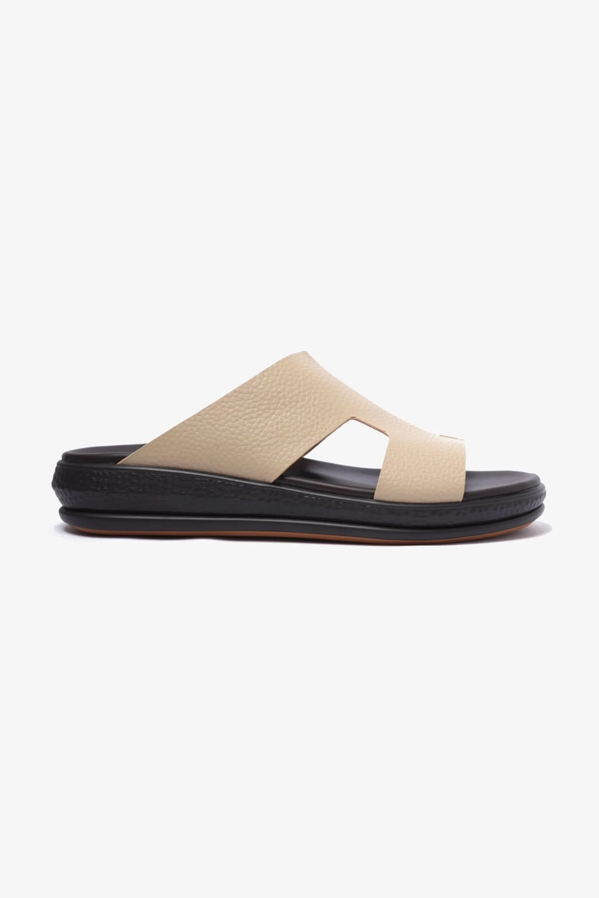 COMFORT PLUS CLASSIC LEATHER SANDALS FOR MENS MANDORLA - Seventy7