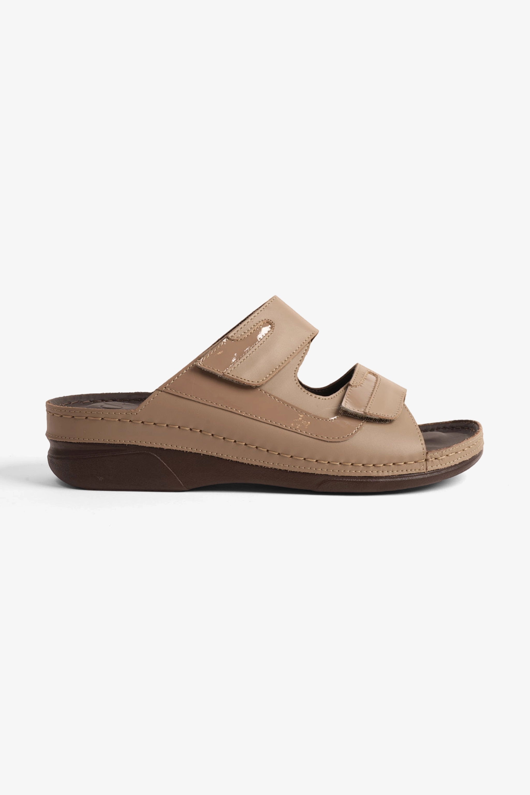 COMFORT PLUS LADIES SANDALS - CP418 STONE - Seventy7