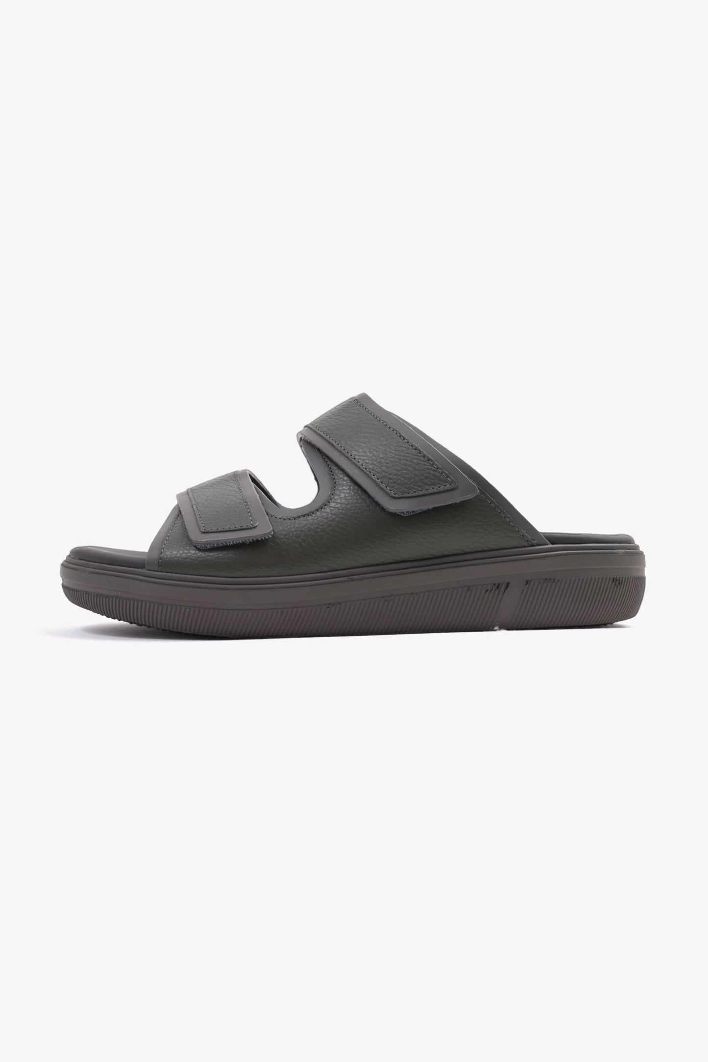UOMO CAVALIER MENS'S DESIGNER SANDALS WITH STRAP GREY - Seventy7