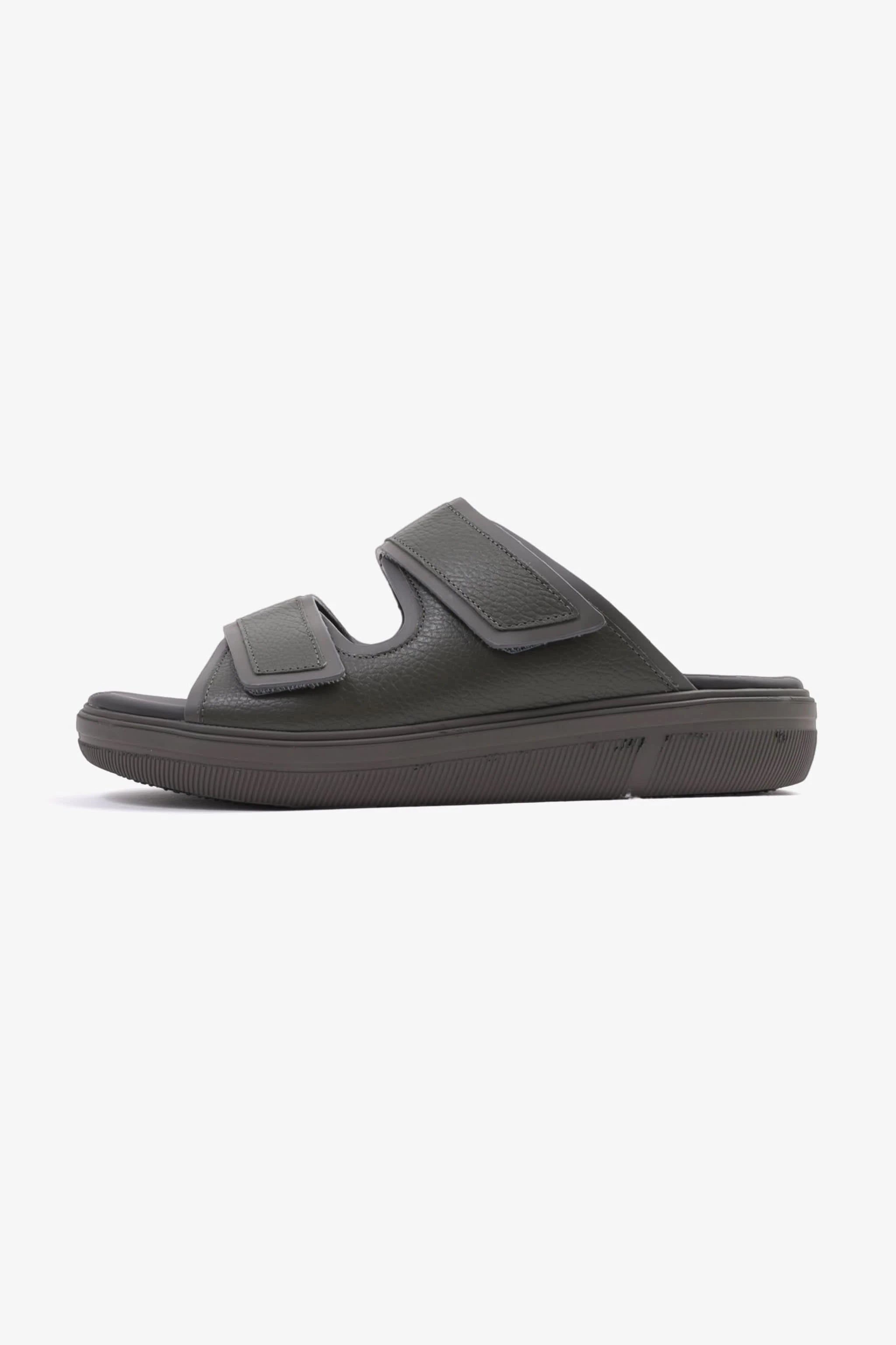 UOMO CAVALIER MENS'S DESIGNER SANDALS WITH STRAP GREY - Seventy7
