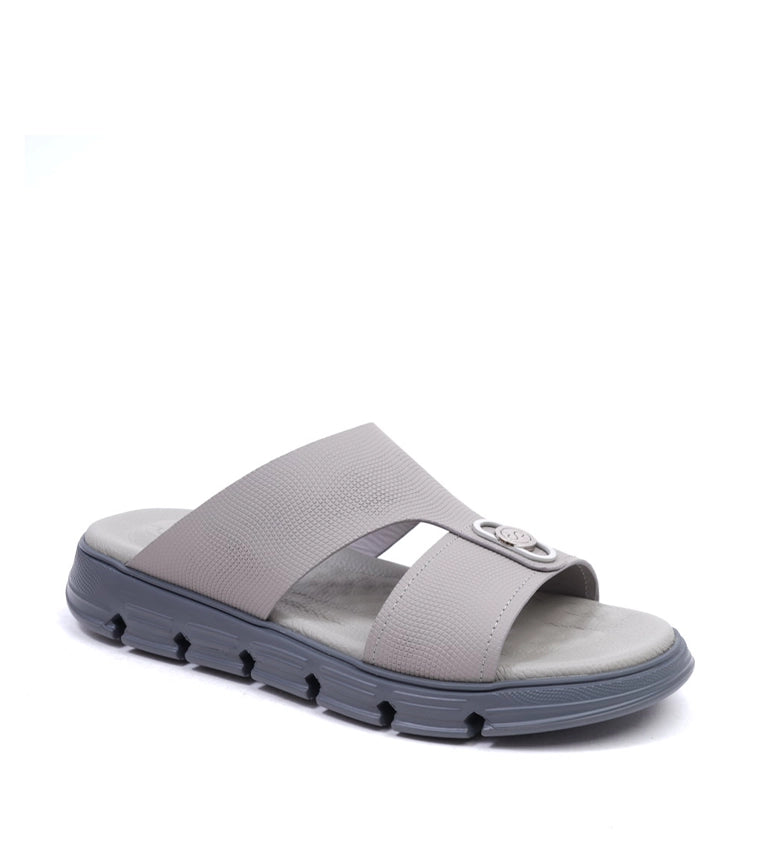 COMFORT PLUS MENS SANDALS  -  CP1006 LIGHT GREY - Seventy7