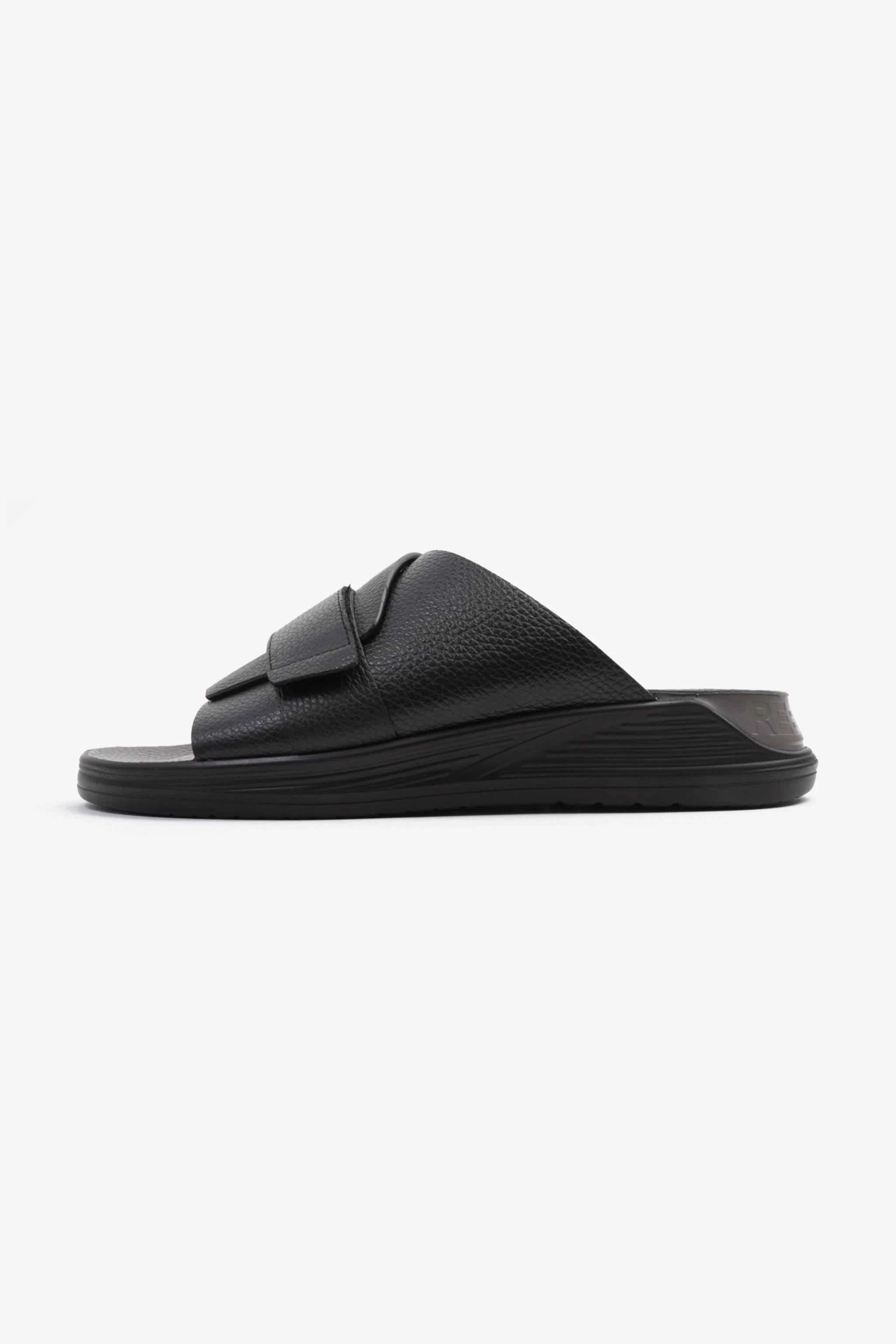 UOMO CAVALIER MEN'S STRAPPY SANDALS BLACK - Seventy7