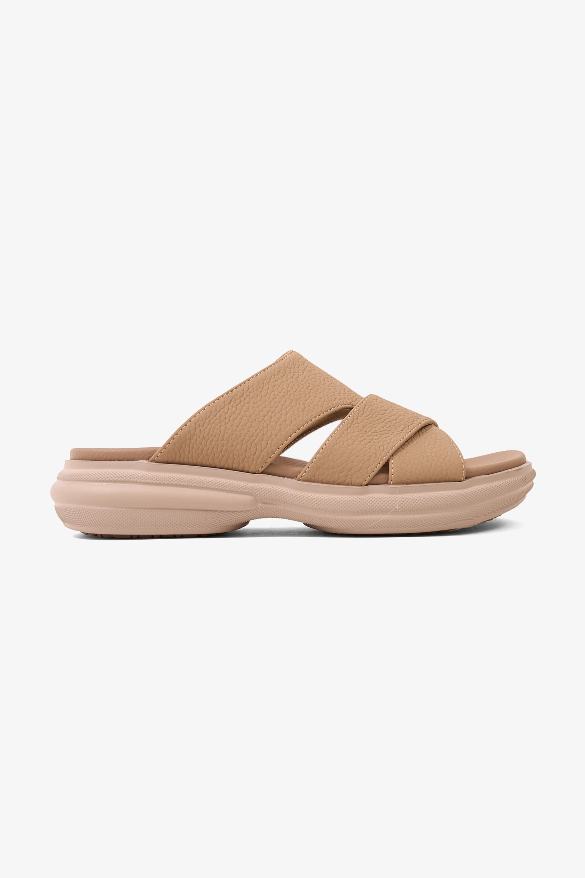 COMFORT PLUS CLOUD STEP ARABIC SANDALS KHAKI - Seventy7