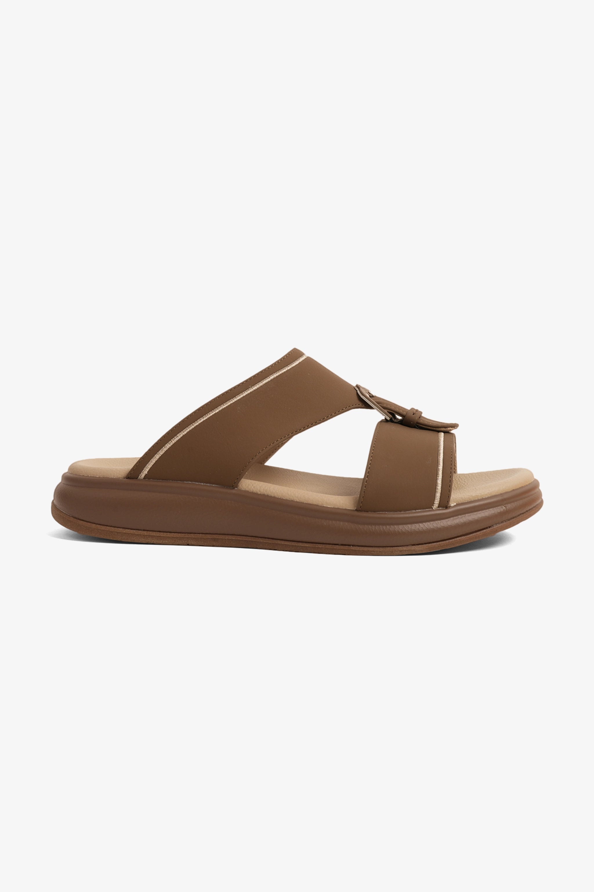 COMFORT PLUS MEN'S ADAPT ARABIC SANDALS BROWN - Seventy7
