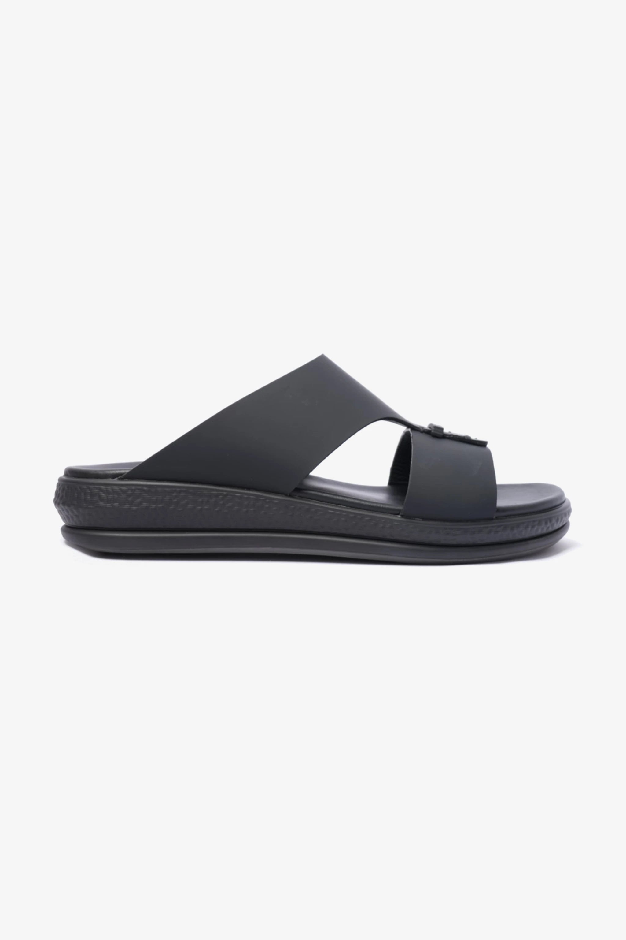 COMFORT PLUS TIMELESS DESIGN MENS SANDALS BLACK - Seventy7