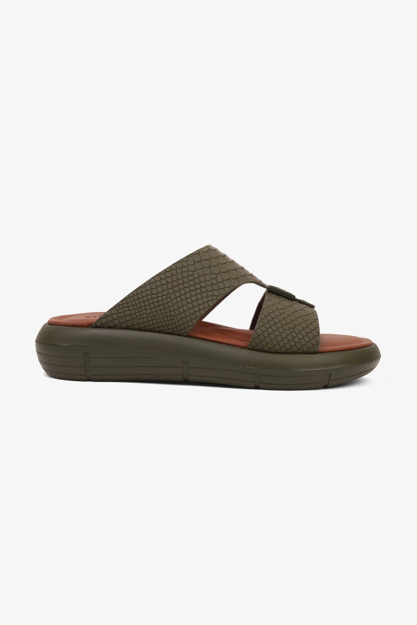 UOMO CAVALIER MENS VALUE ARABIC SANDALS OLIVE - Seventy7