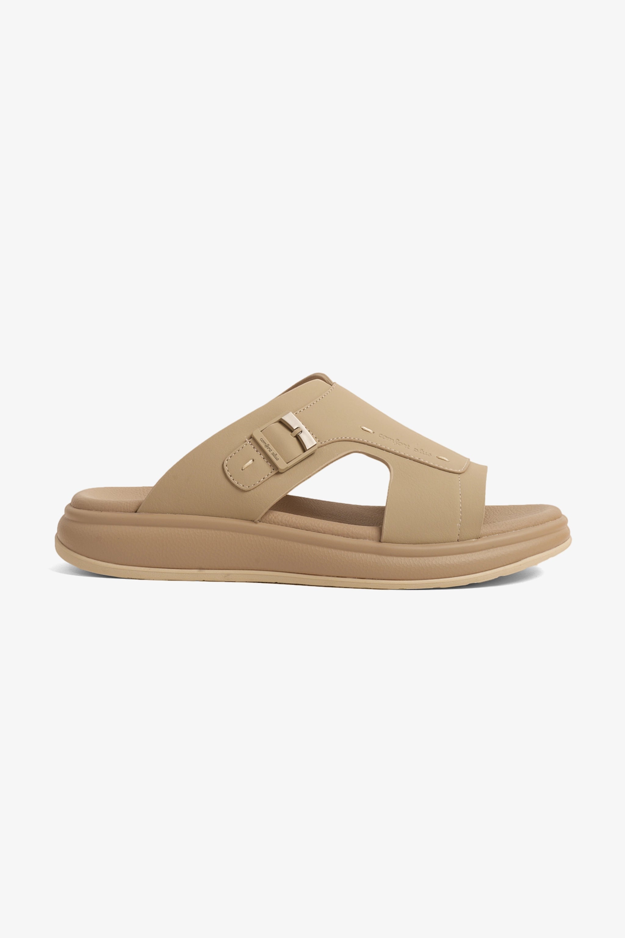 COMFORT PLUS MEN'S ULTRA ELEVATE SANDALS BEIGE - Seventy7