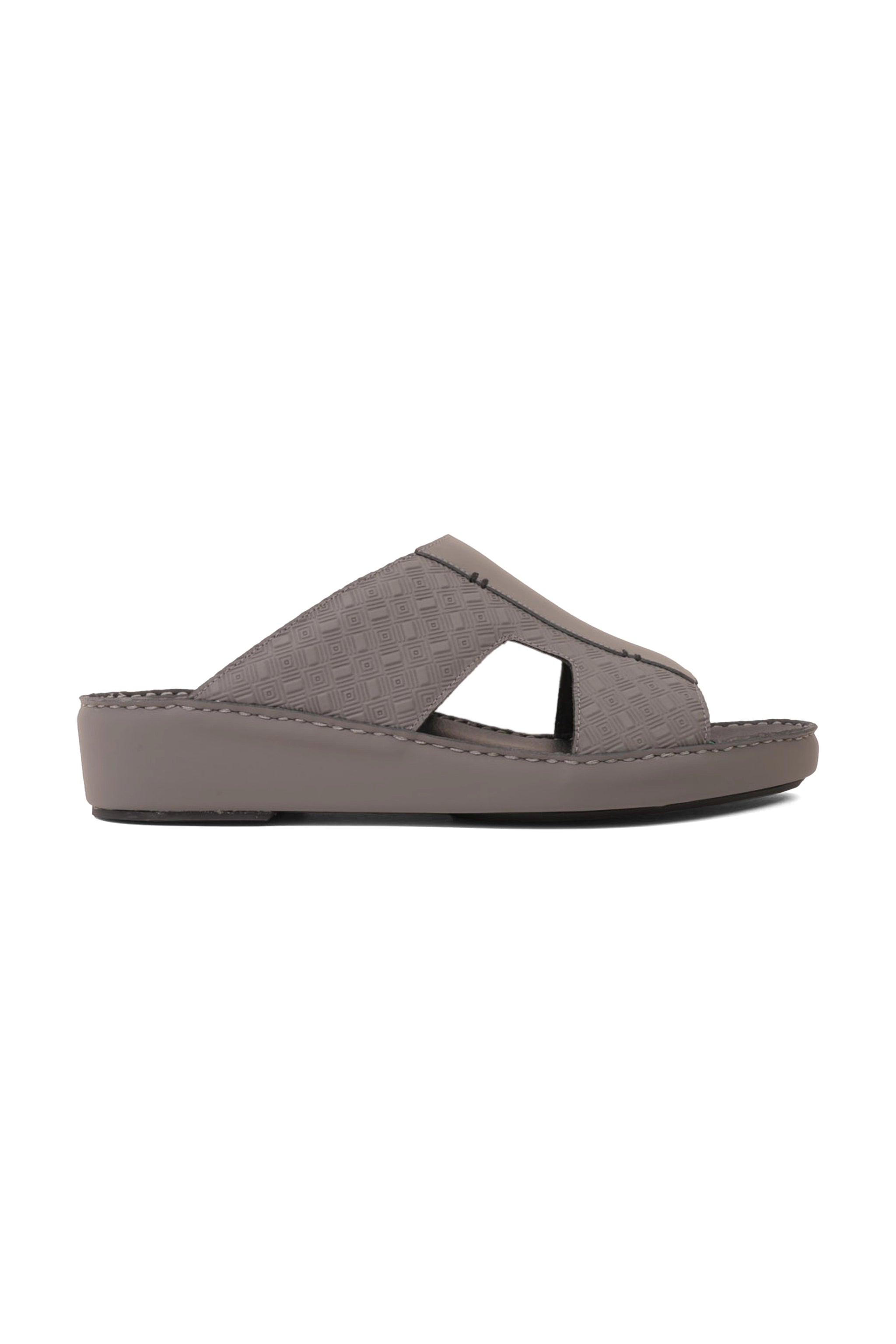UOMO CAVALIER MEN'S ELITE COMFORT ARABIC SANDALS GREY - Seventy7
