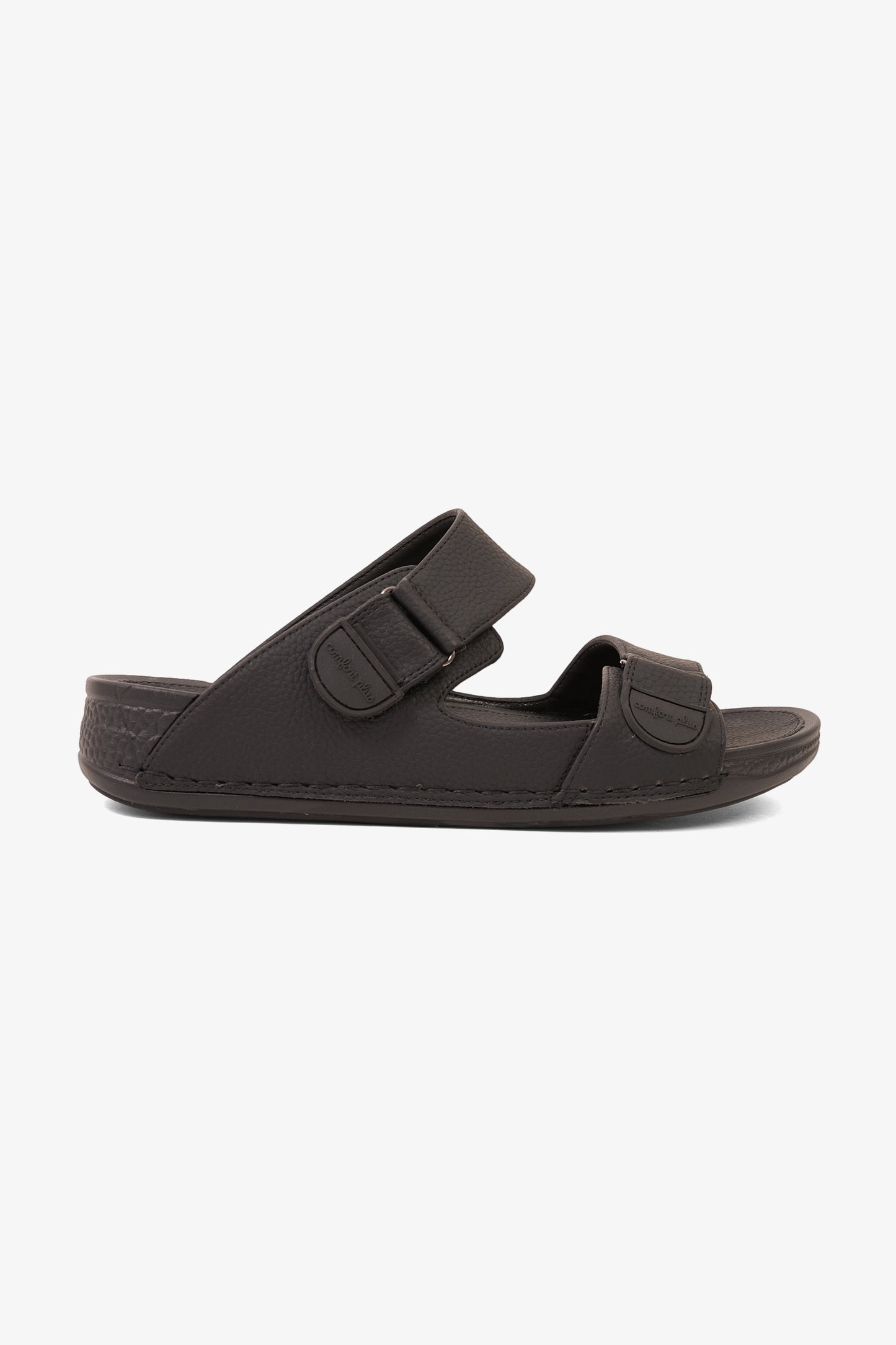 COMFORT PLUS ELITE CUSHION ARABIC SANDALS BLACK - Seventy7