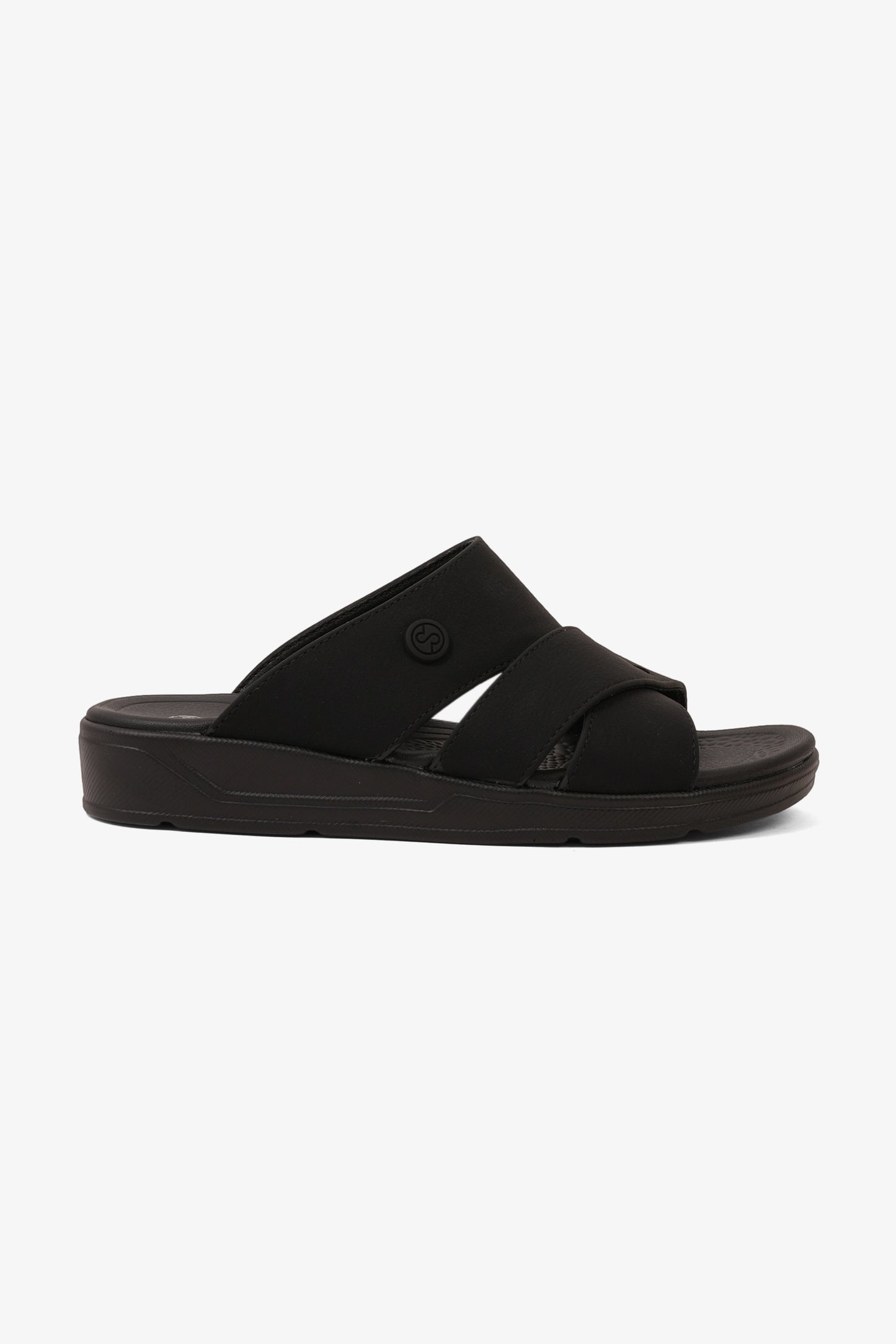COMFORT PLUS BOYS COMFORT ARABIC SANDALS BLACK - Seventy7