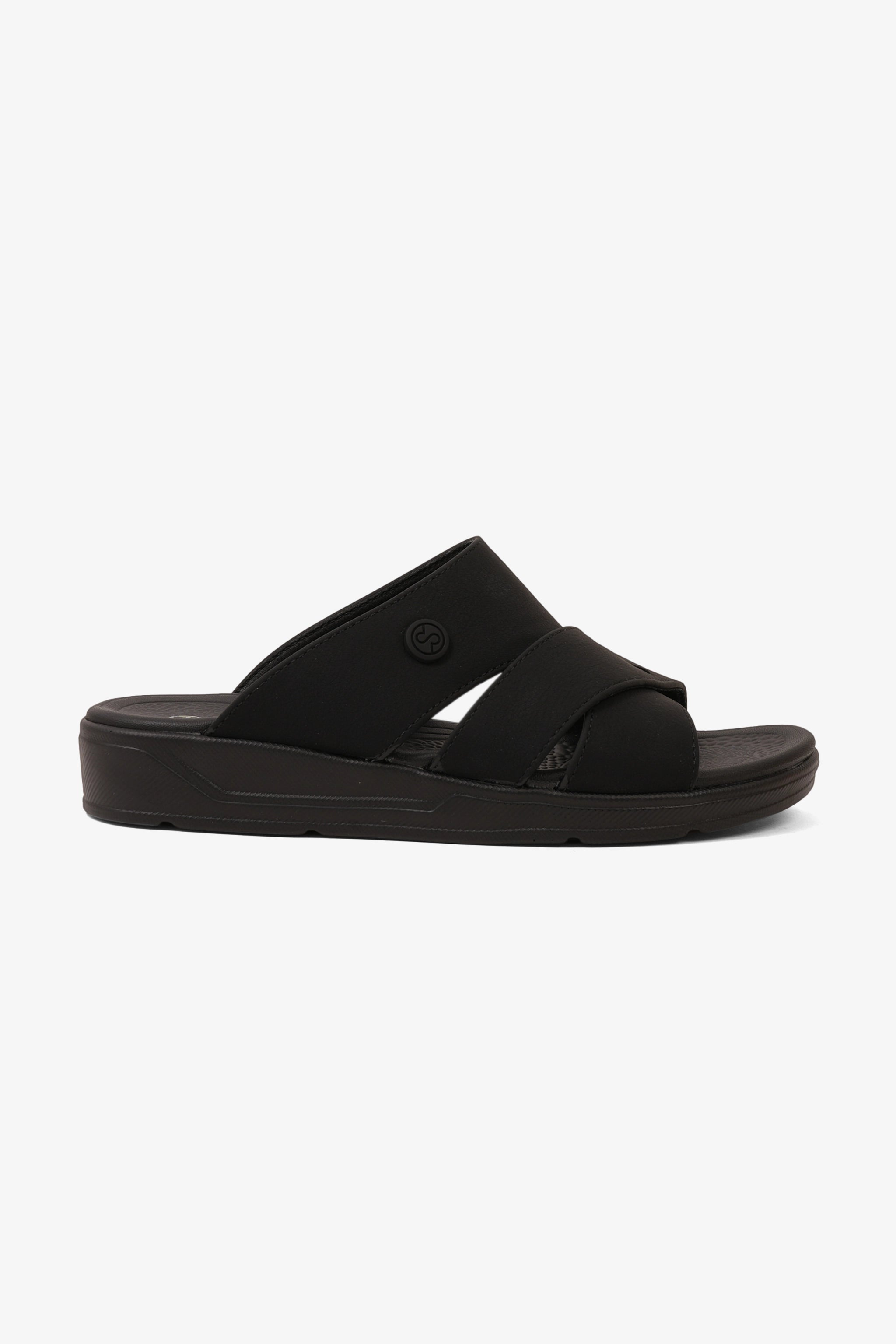 COMFORT PLUS BOYS COMFORT ARABIC SANDALS BLACK - Seventy7