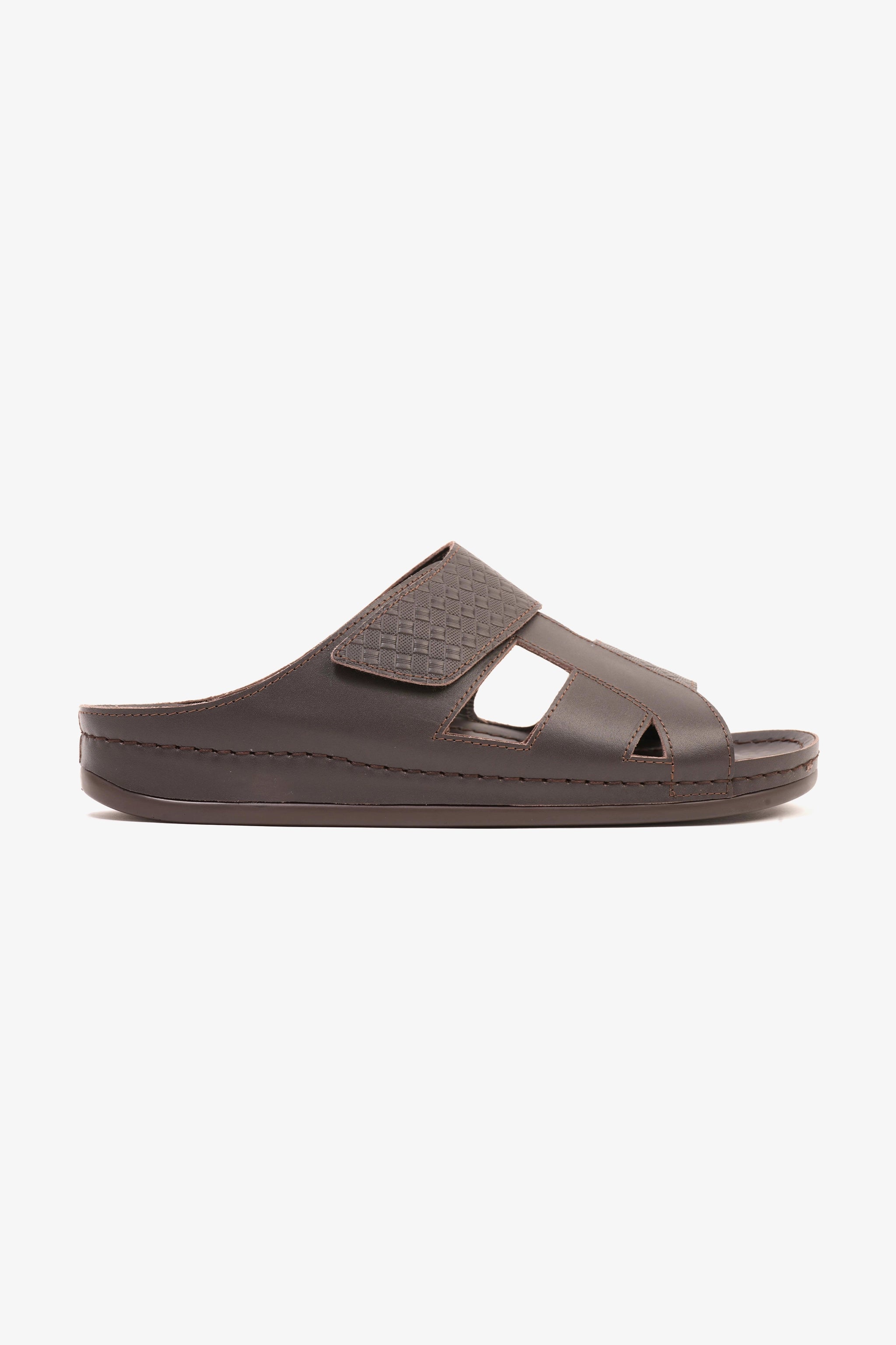 COMFORT PLUS MENS SANDALS - AV05 BROWN - Seventy7