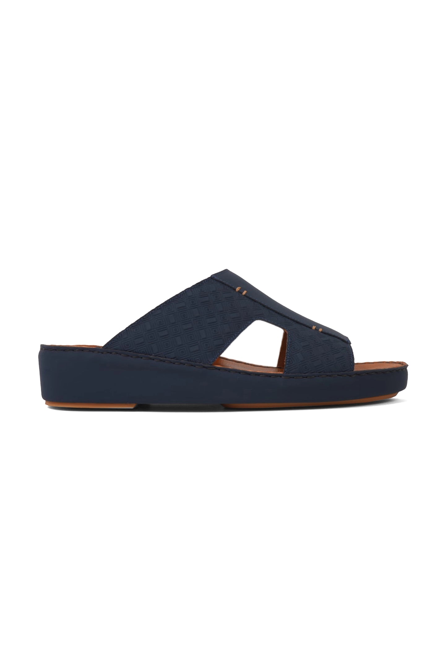 UOMO CAVALIER MEN'S ELITE COMFORT ARABIC SANDALS NAVY - Seventy7