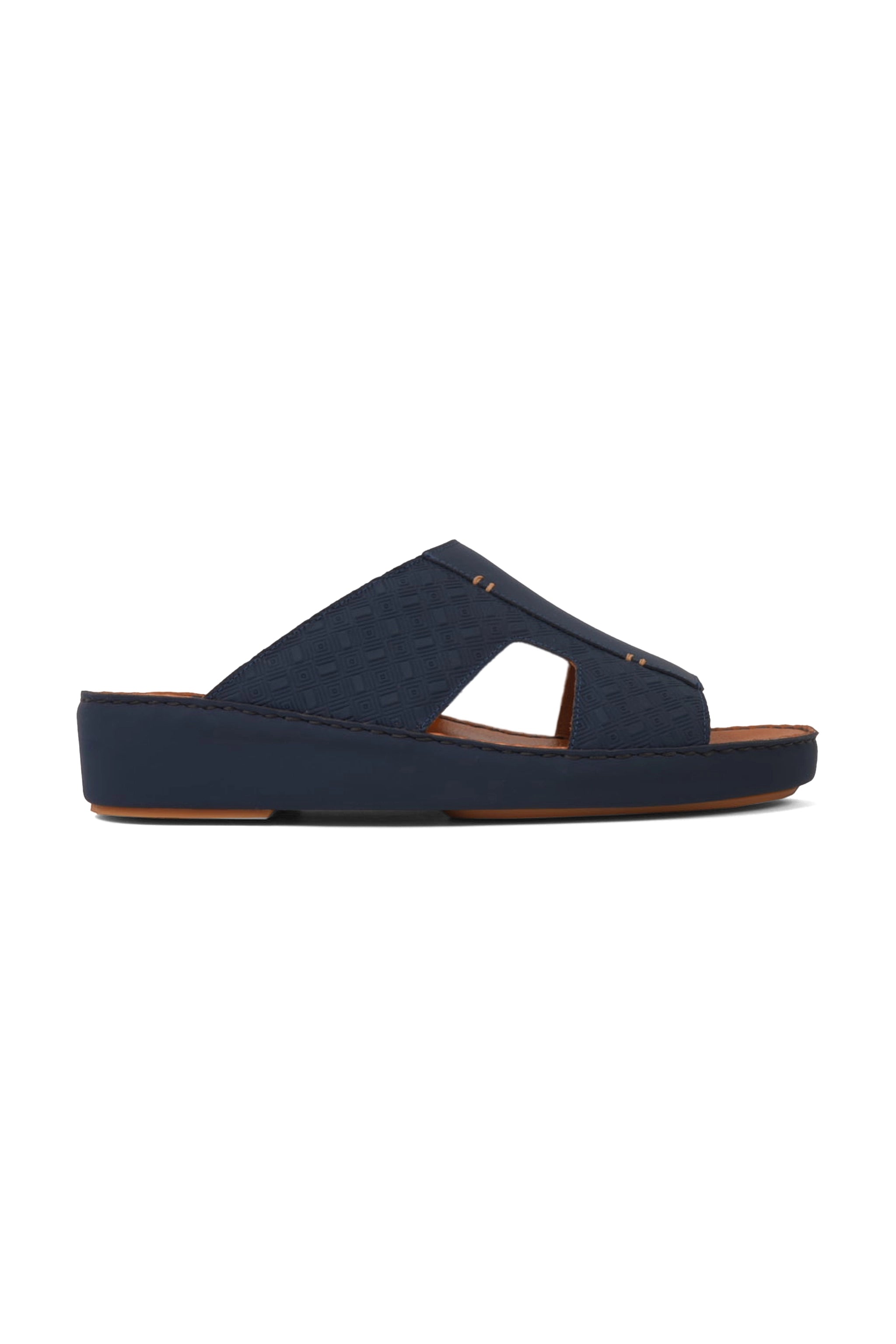 UOMO CAVALIER MEN'S ELITE COMFORT ARABIC SANDALS NAVY - Seventy7