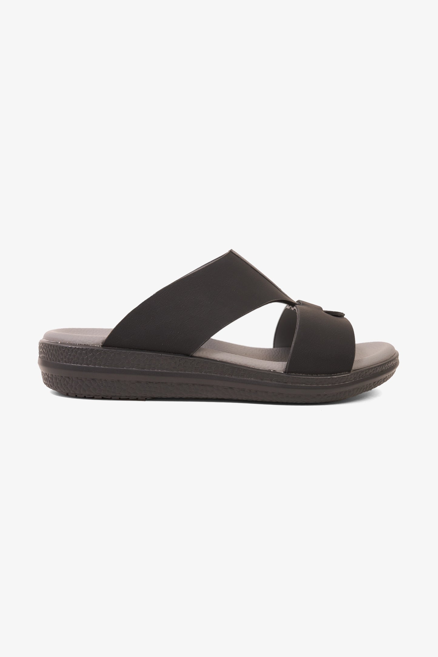 COMFORT PLUS GLIDE LUXE ARABIC SANDALS BLACK - Seventy7