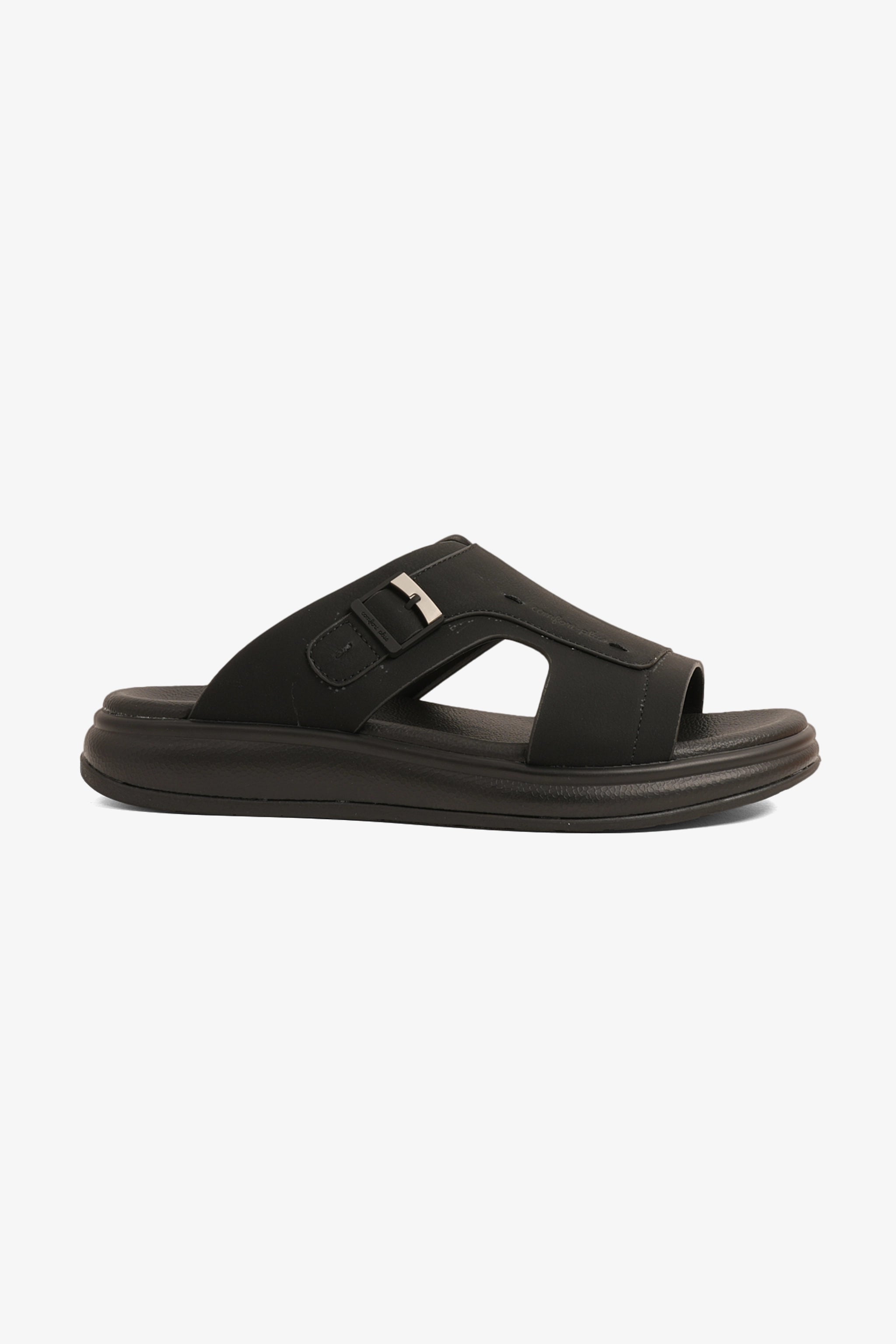 COMFORT PLUS MEN'S ULTRA ELEVATE SANDALS BLACK - Seventy7