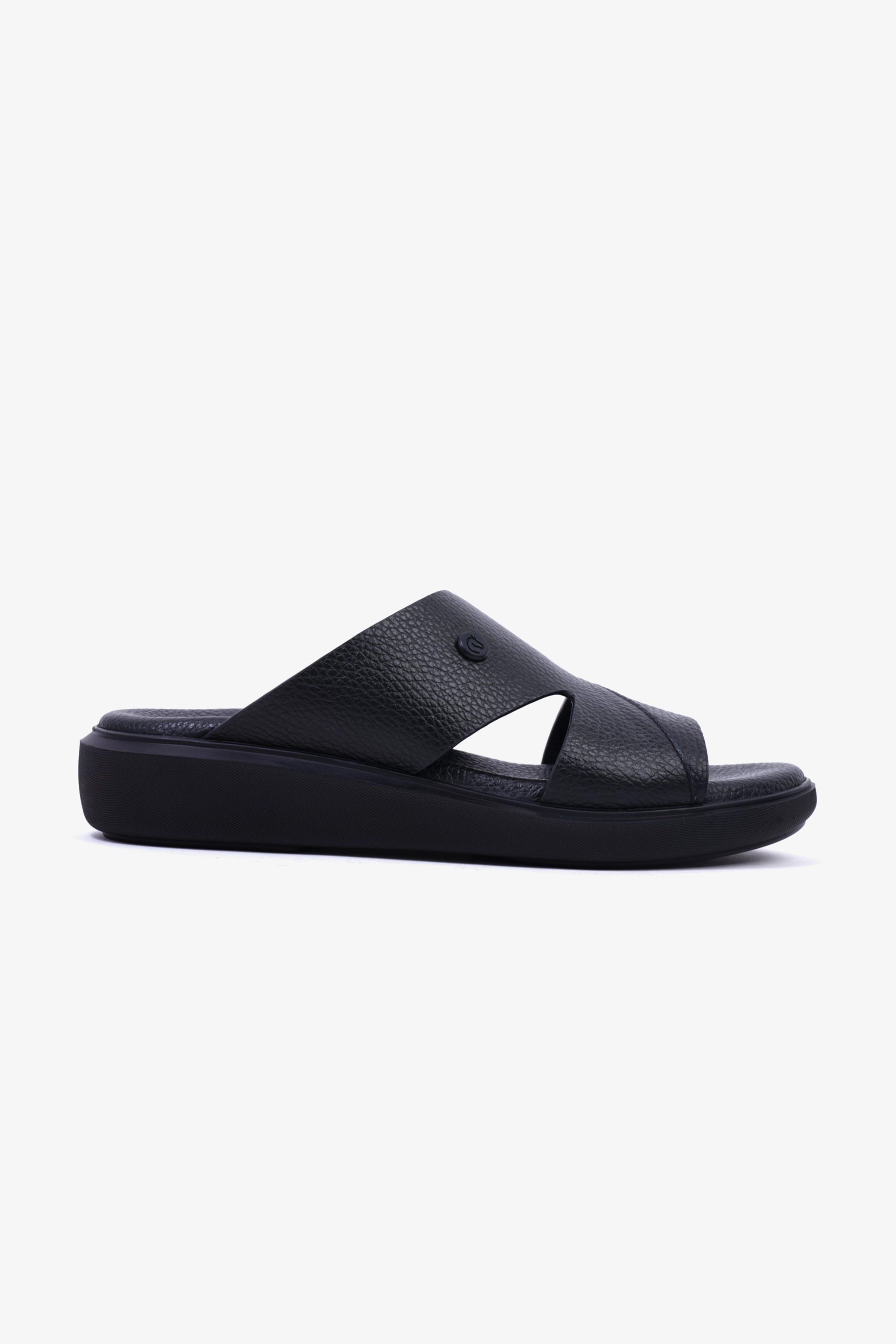 UOMO CAVALIER MENS SANDALS  -  ALP 115 BLACK - Seventy7