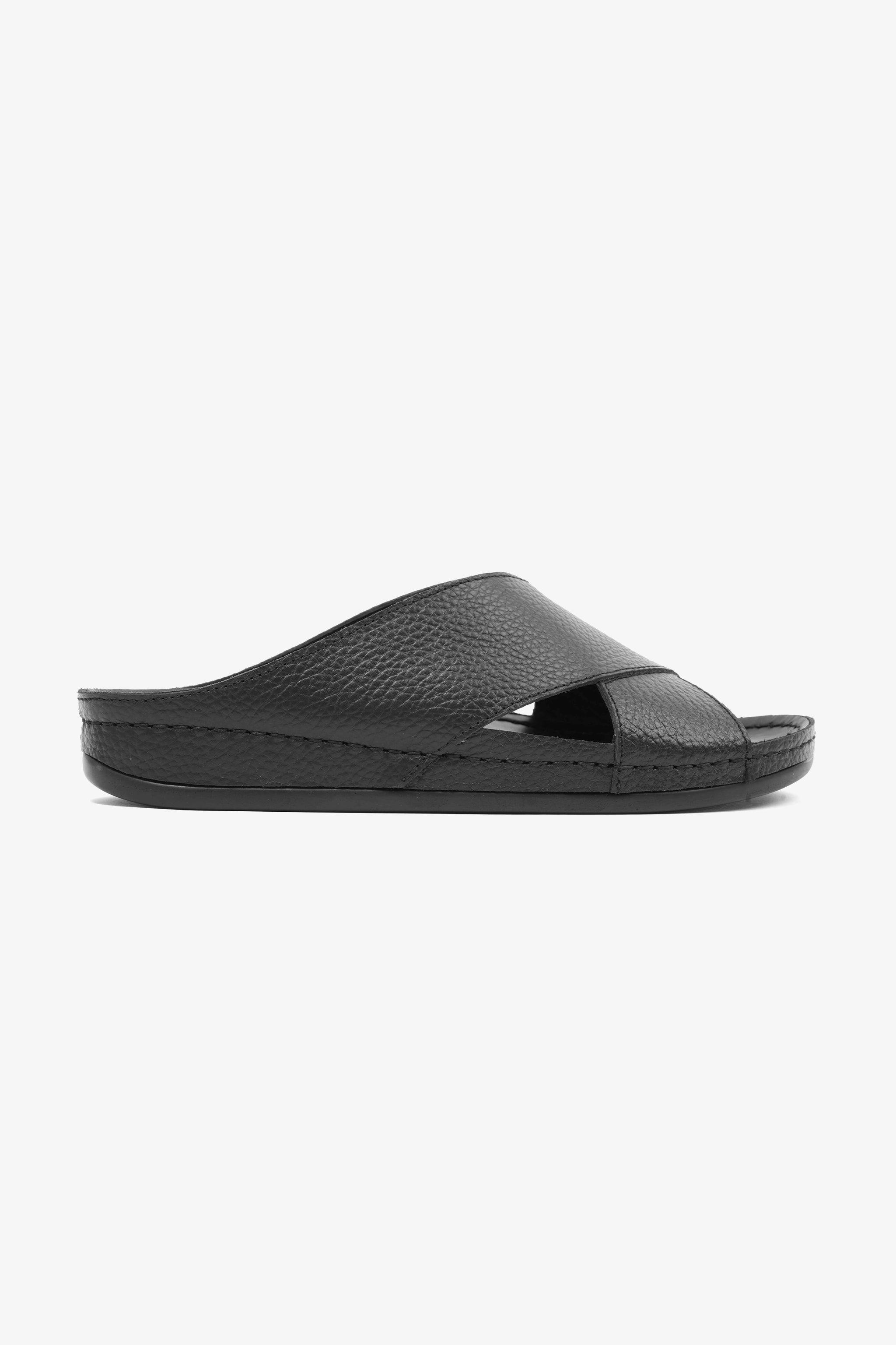 COMFORT PLUS MENS SANDALS  -  AV06 BLACK - Seventy7