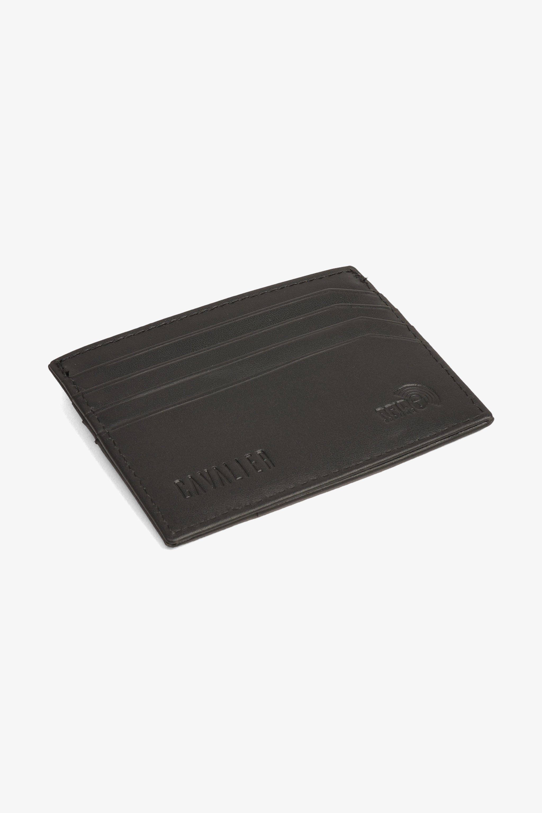 UOMO CAVALIER PREMIUM LEATHER MONARCH WALLET BLACK - Seventy7
