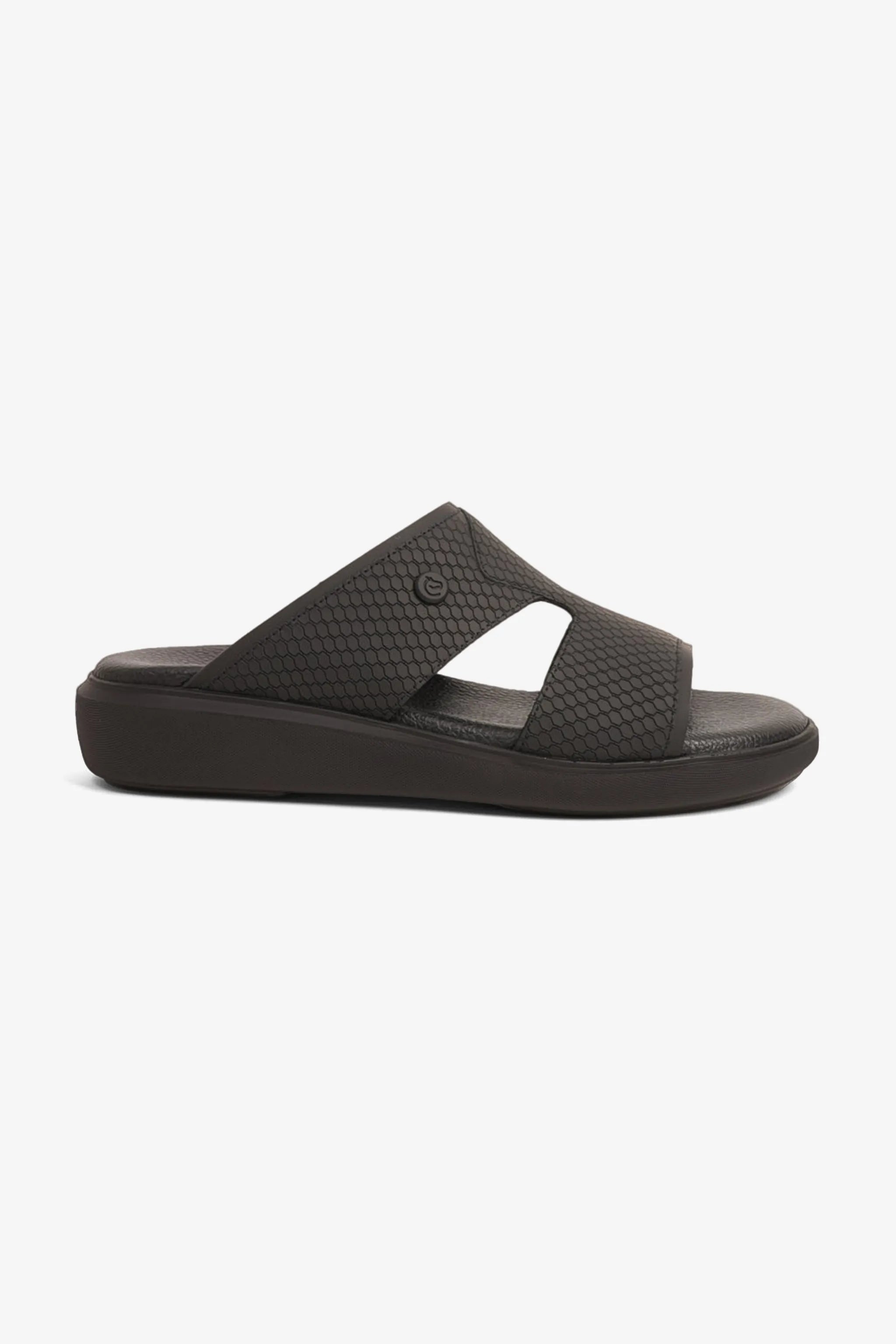 UOMO CAVALIER MENS SANDALS  -  ALP 123 BLACK - Seventy7