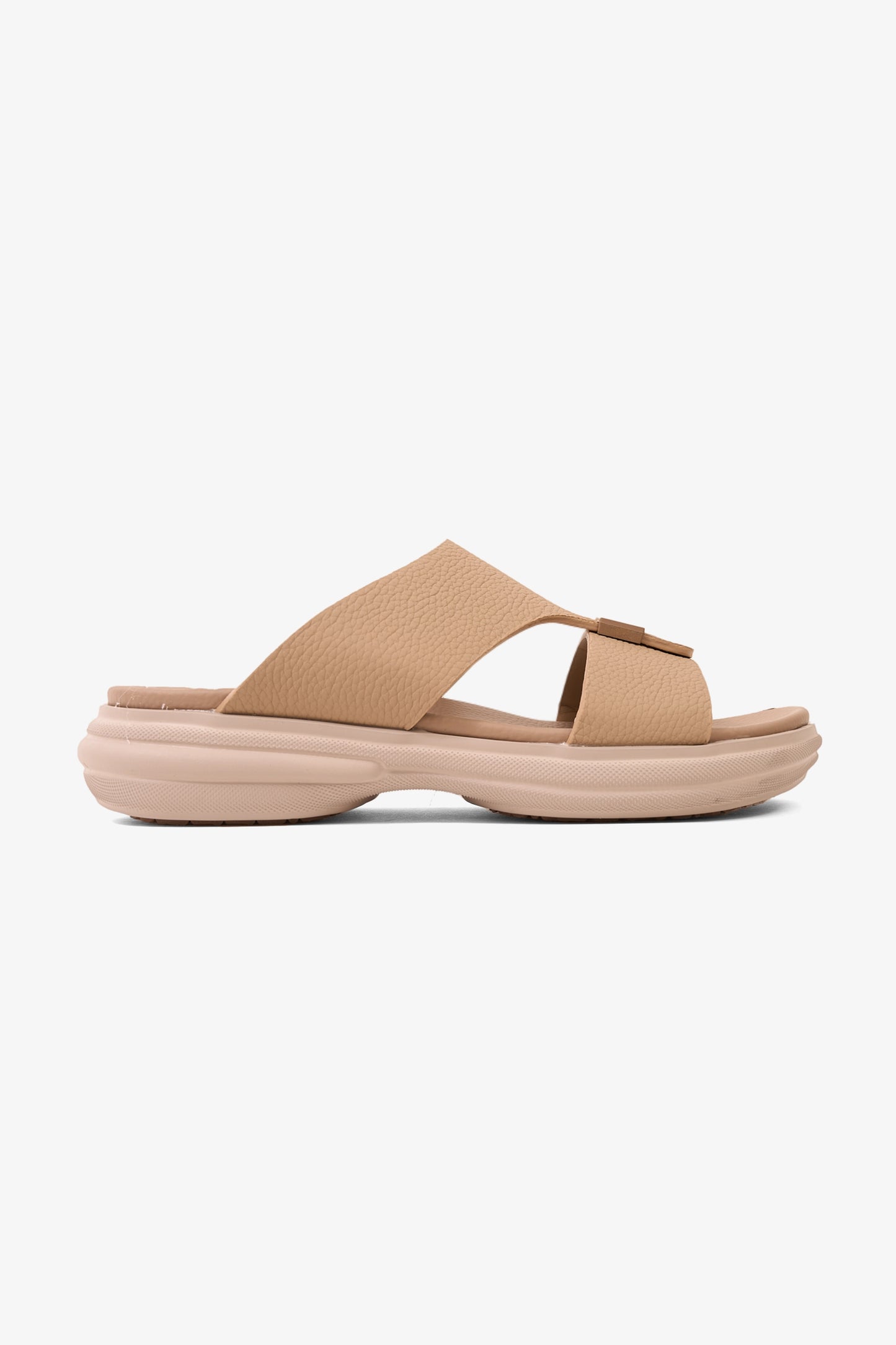 COMFORT PLUS SIGNATURE STEP ARABIC SANDALS KHAKI - Seventy7