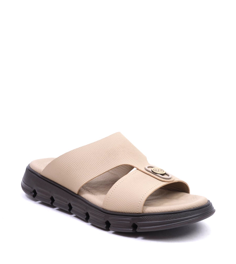 COMFORT PLUS MENS SANDALS - CP1006 MANDORLA - Seventy7