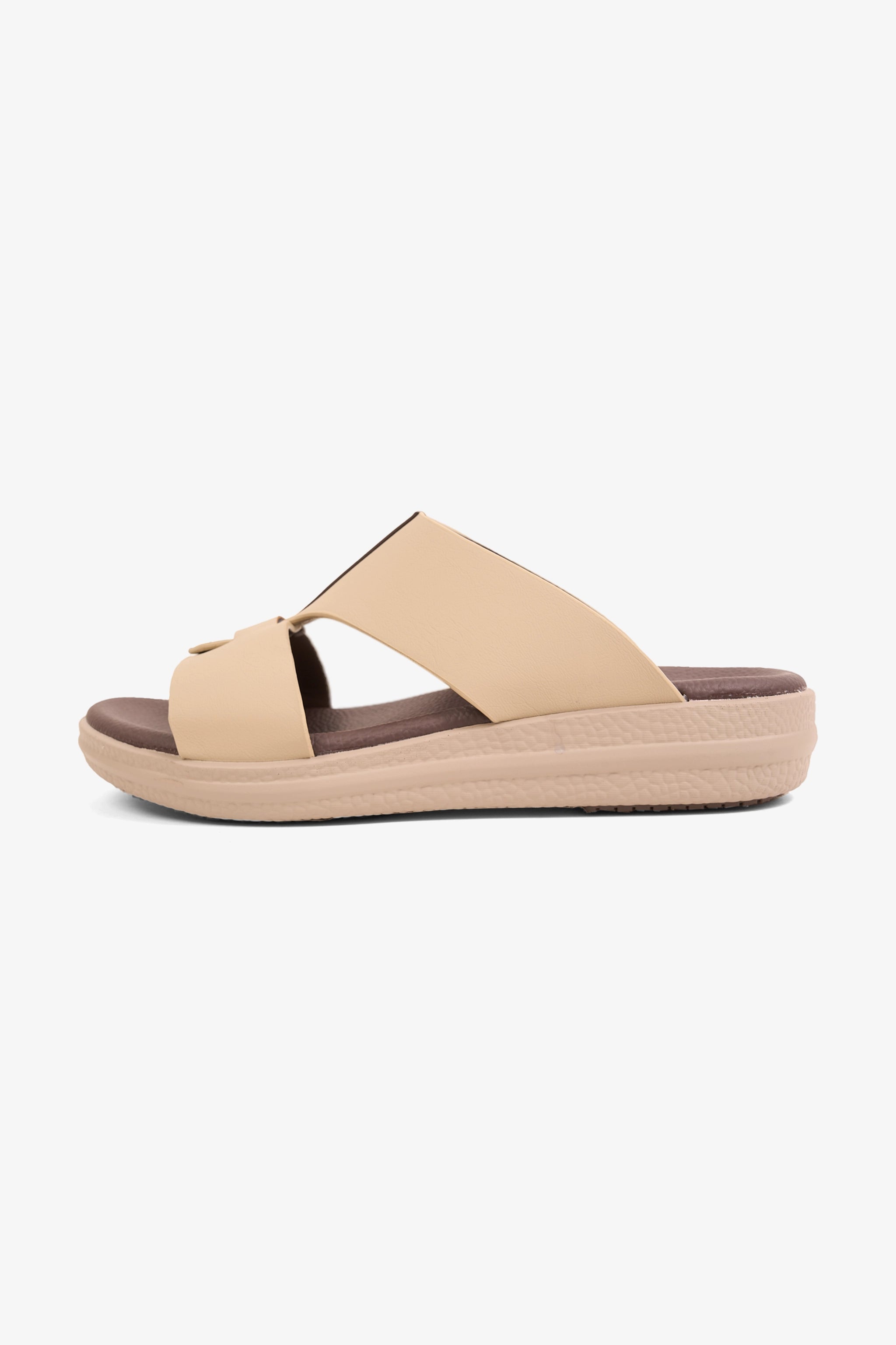 COMFORT PLUS GLIDE LUXE ARABIC SANDALS BEIGE - Seventy7
