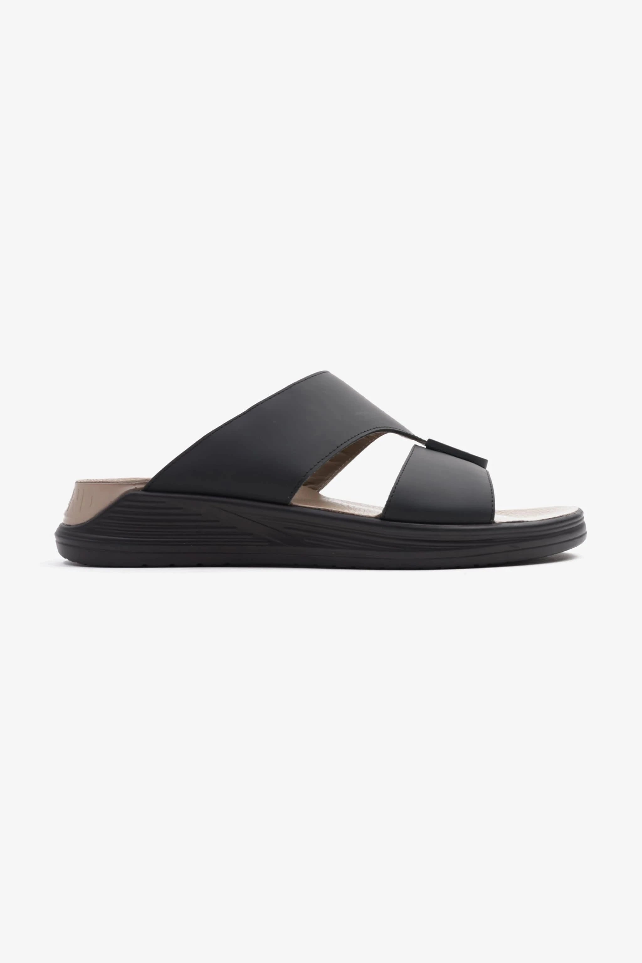 UOMO CAVALIER CLASSIC SANDALS FOR MEN'S BLACK - Seventy7