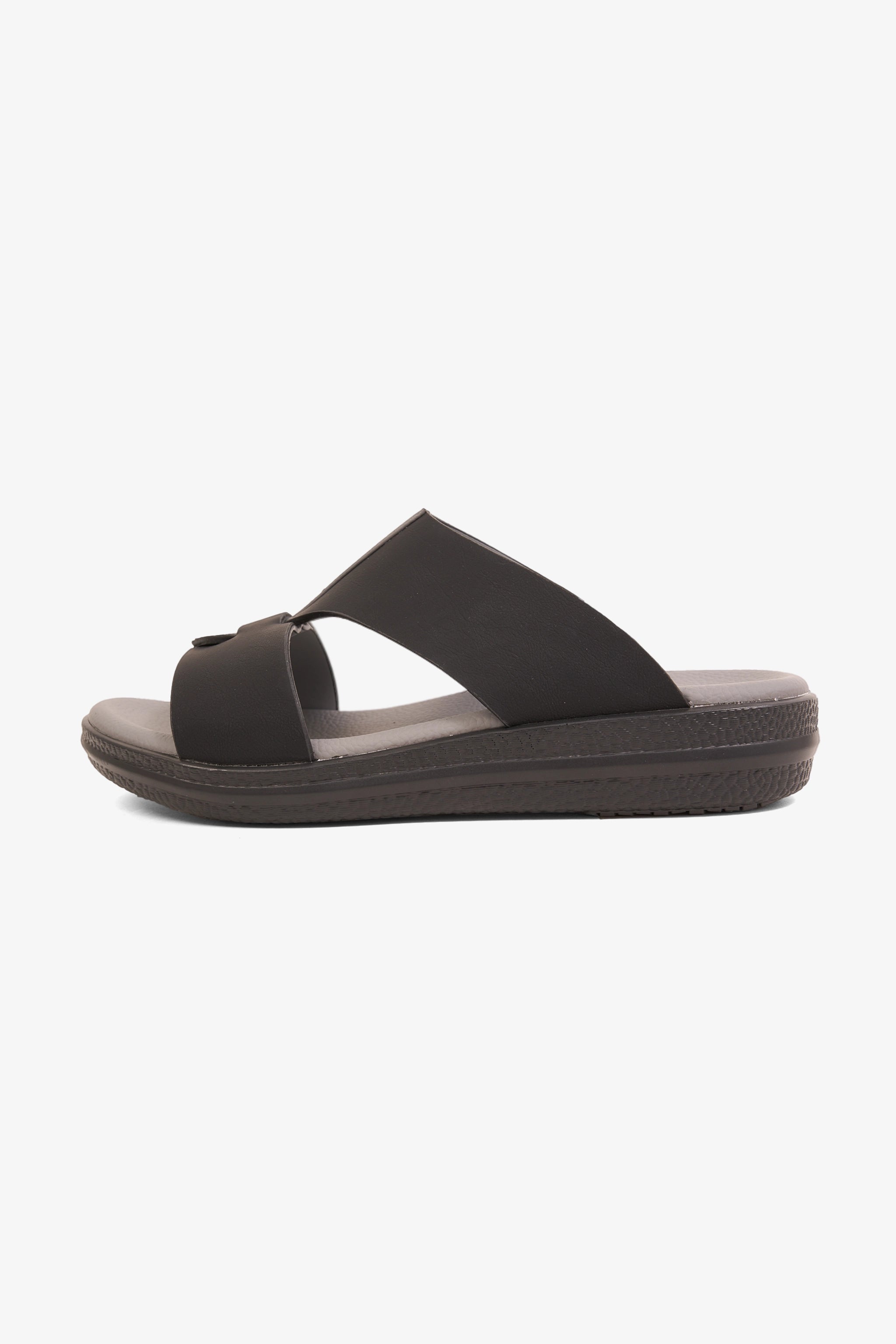 COMFORT PLUS GLIDE LUXE ARABIC SANDALS BLACK - Seventy7