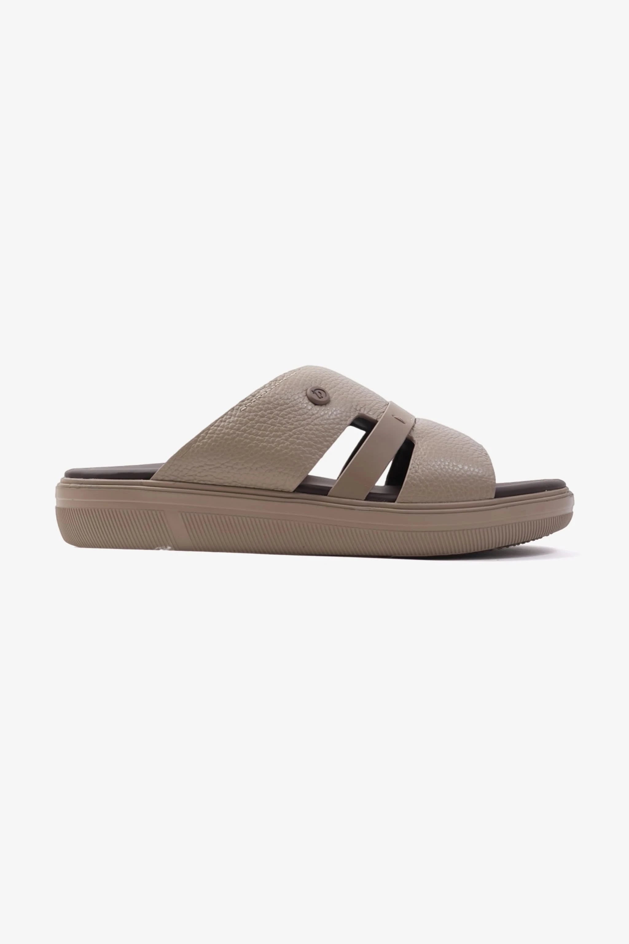 UOMO CAVALIER ARABIC SANDALS MEN'S CRAFTED GENUINE LEATHER BEIGE - Seventy7