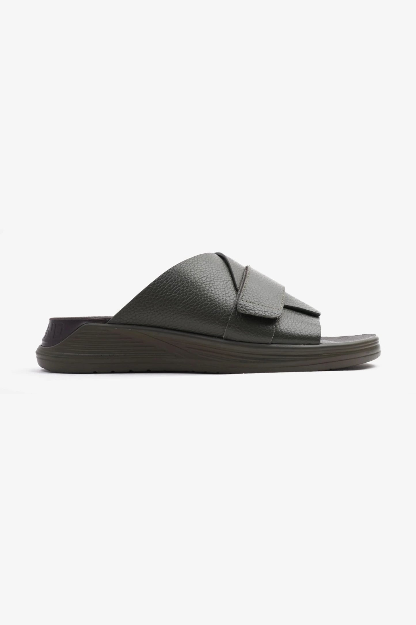 UOMO CAVALIER MEN'S STRAPPY SANDALS OLIVE - Seventy7