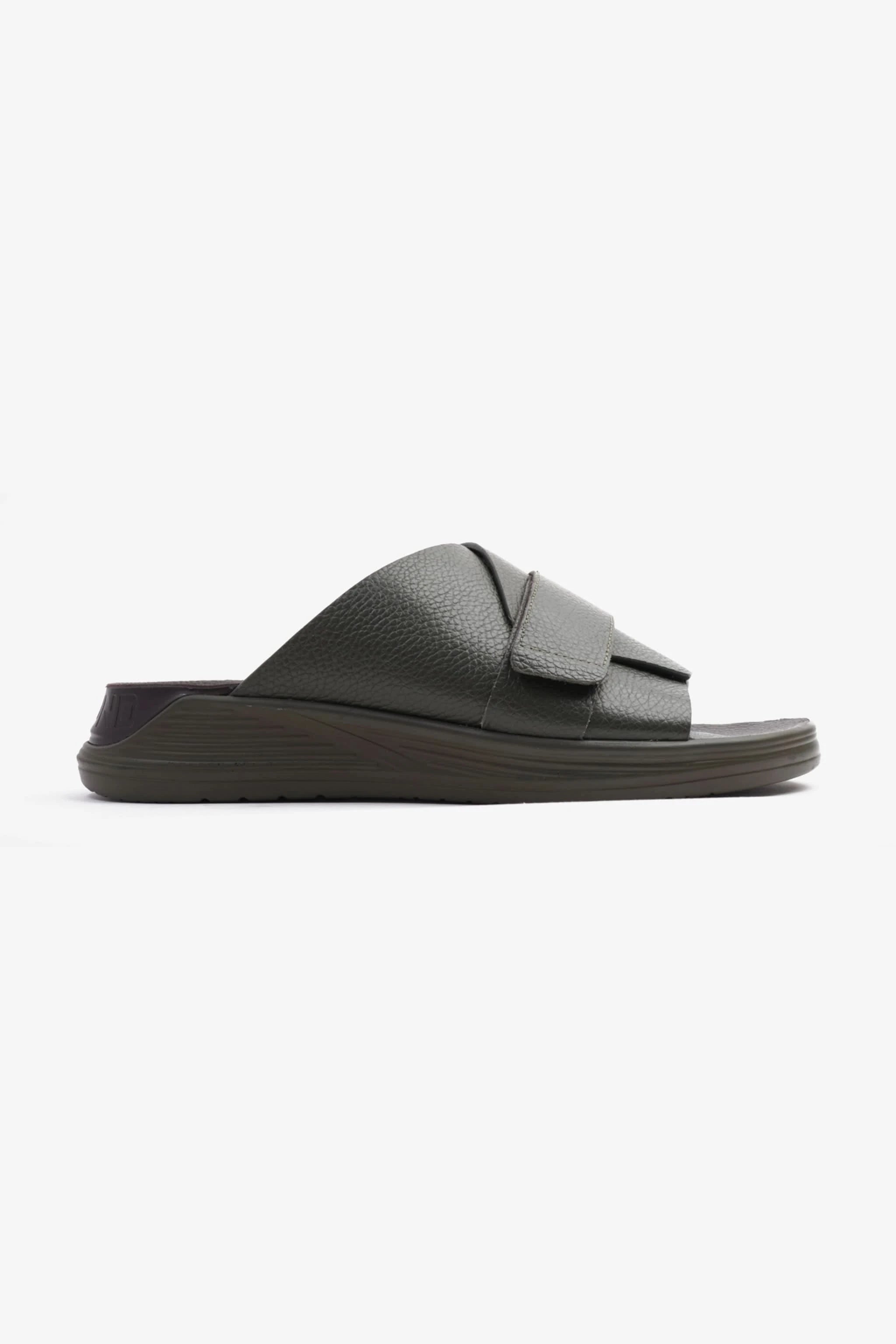UOMO CAVALIER MEN'S STRAPPY SANDALS OLIVE - Seventy7