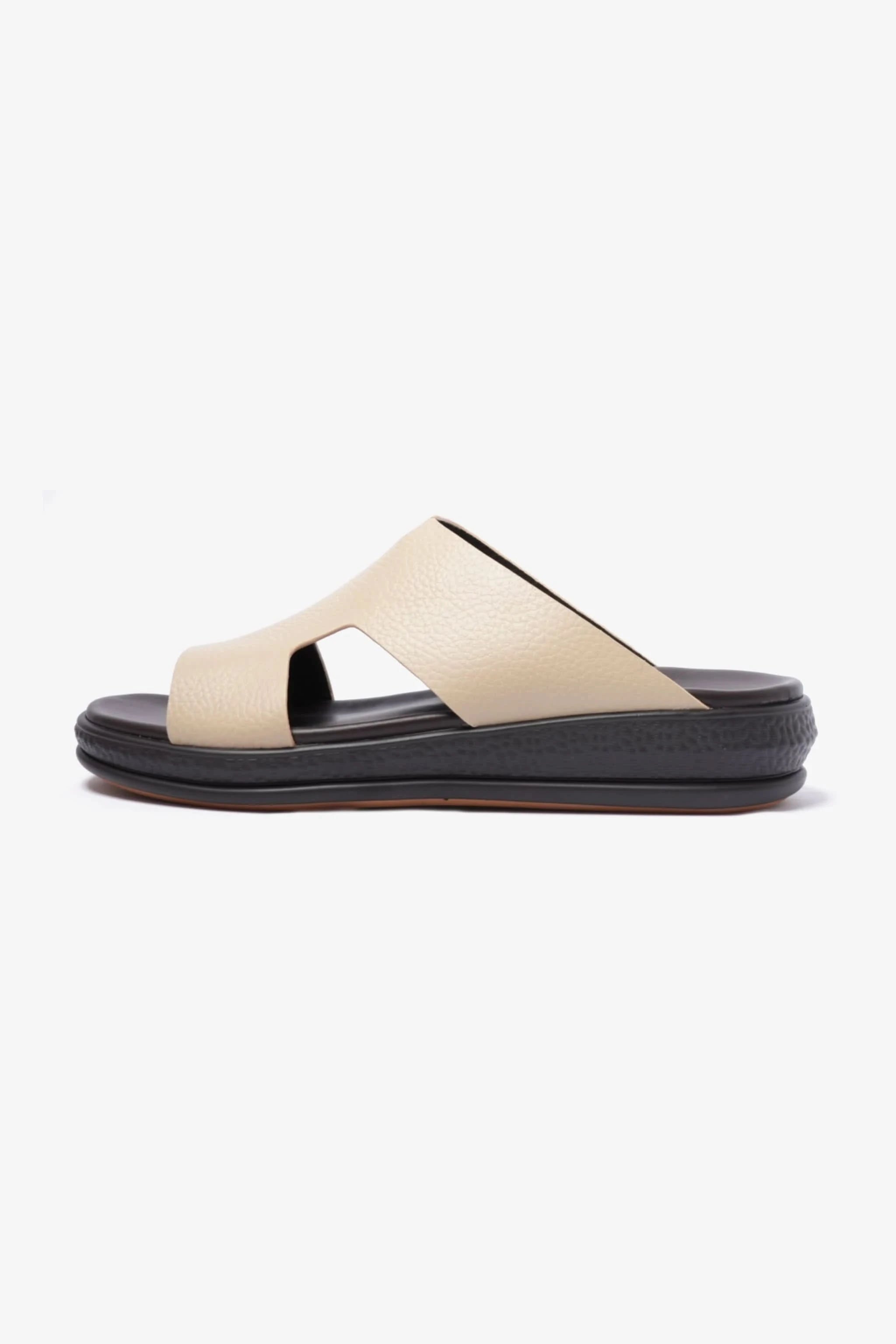 COMFORT PLUS CLASSIC LEATHER SANDALS FOR MENS MANDORLA - Seventy7