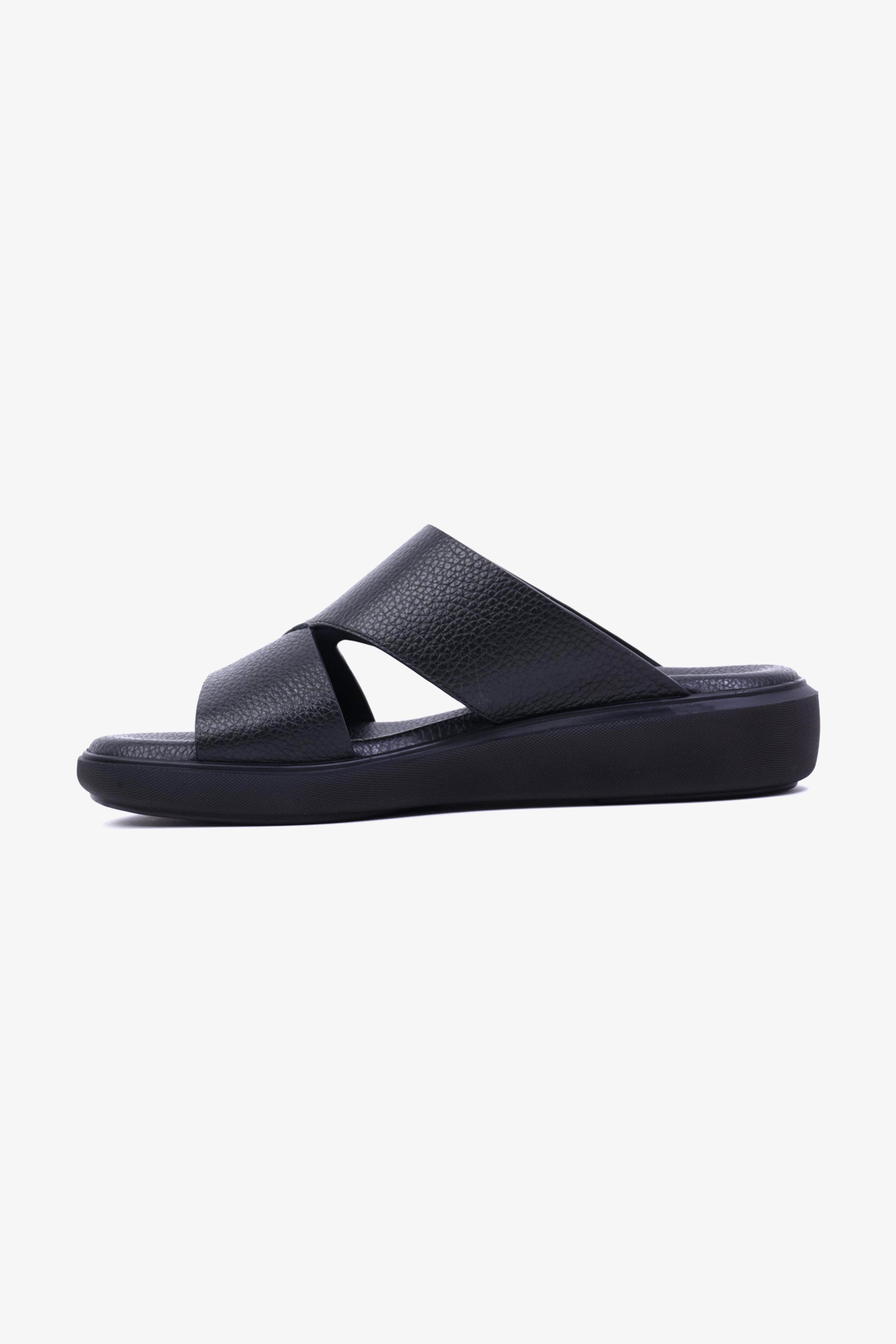 UOMO CAVALIER MENS SANDALS  -  ALP 115 BLACK - Seventy7