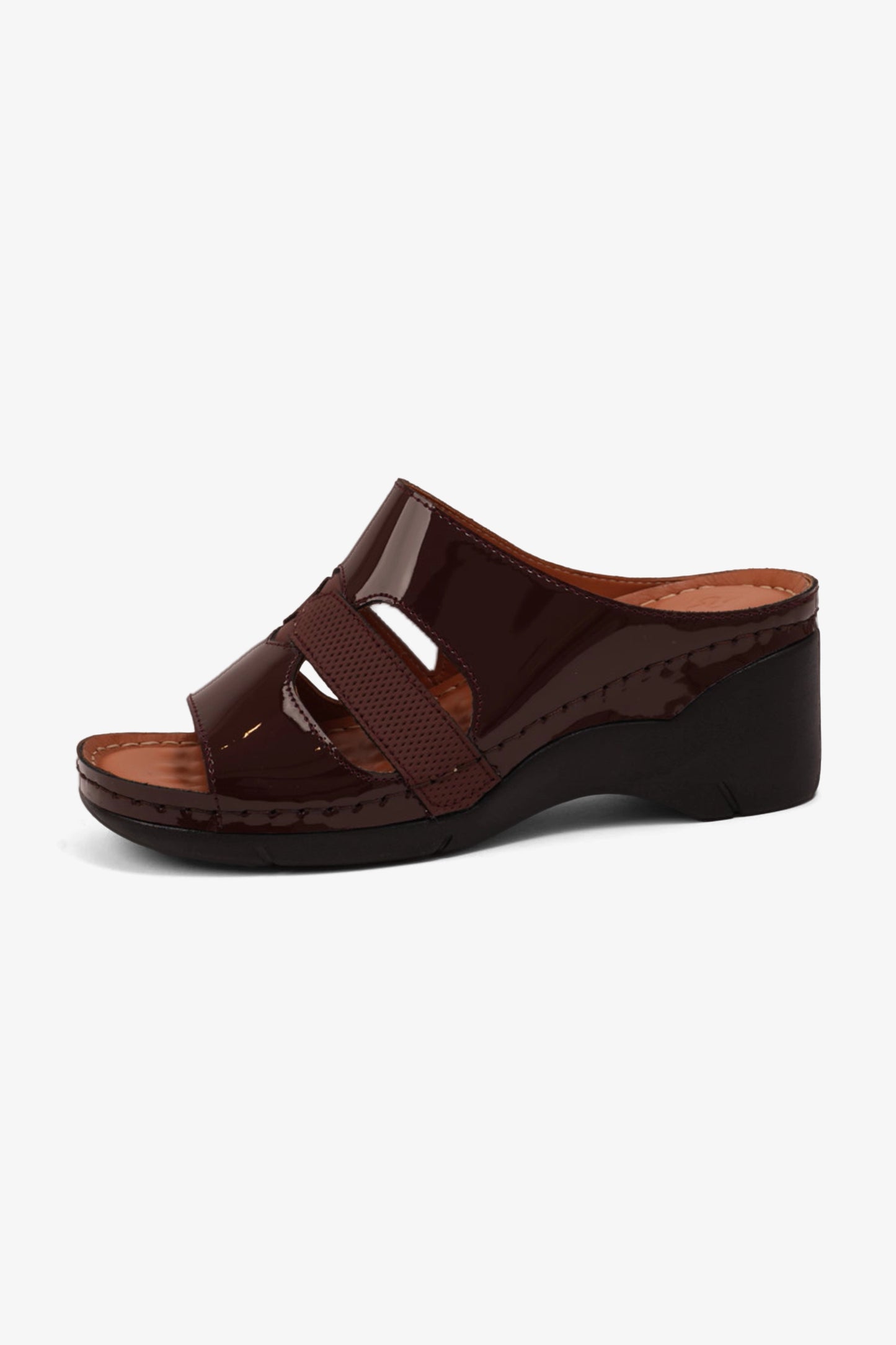COMFORT PLUS LADIES SANDALS - GG115 MAROON - Seventy7