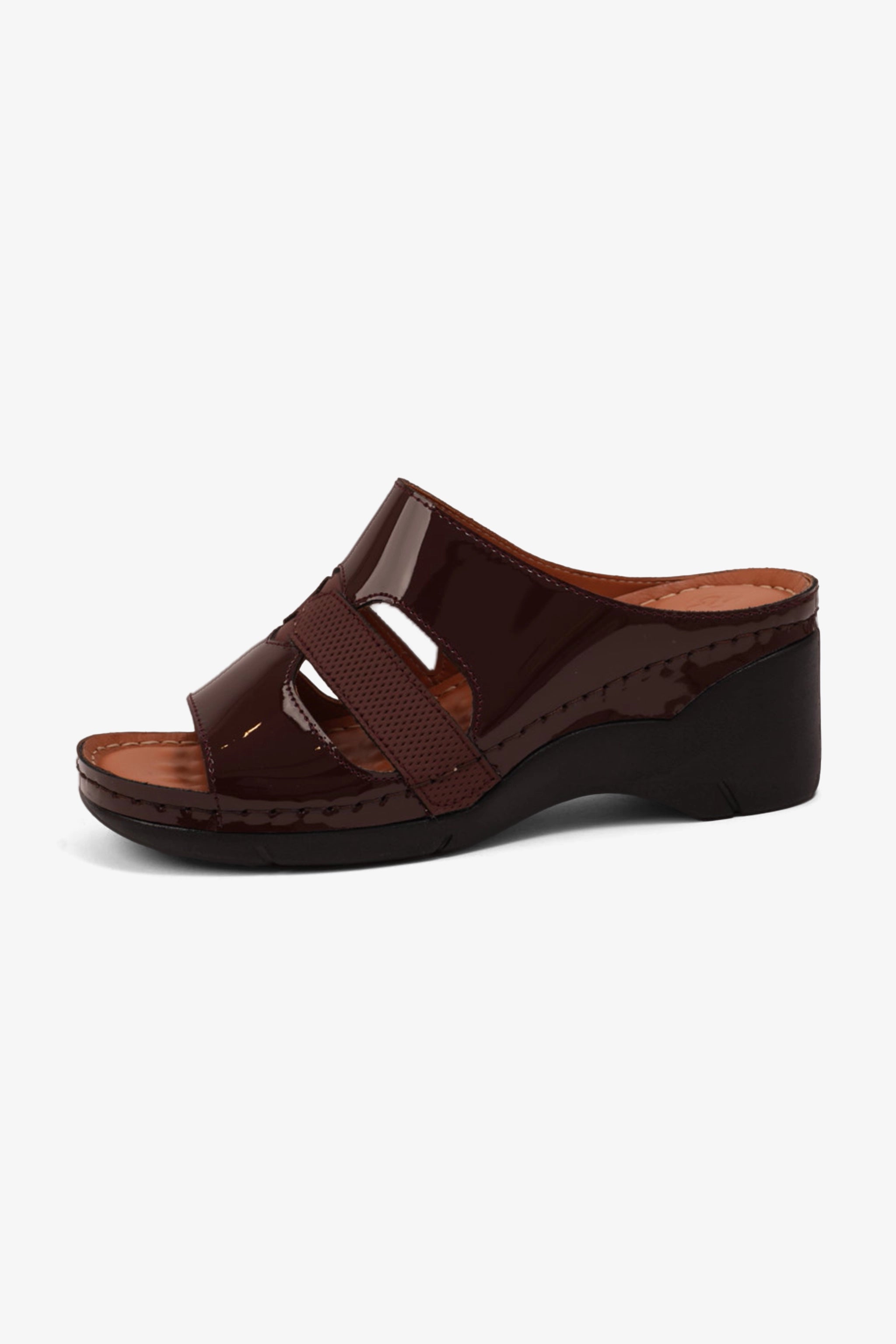 COMFORT PLUS LADIES SANDALS - GG115 MAROON - Seventy7