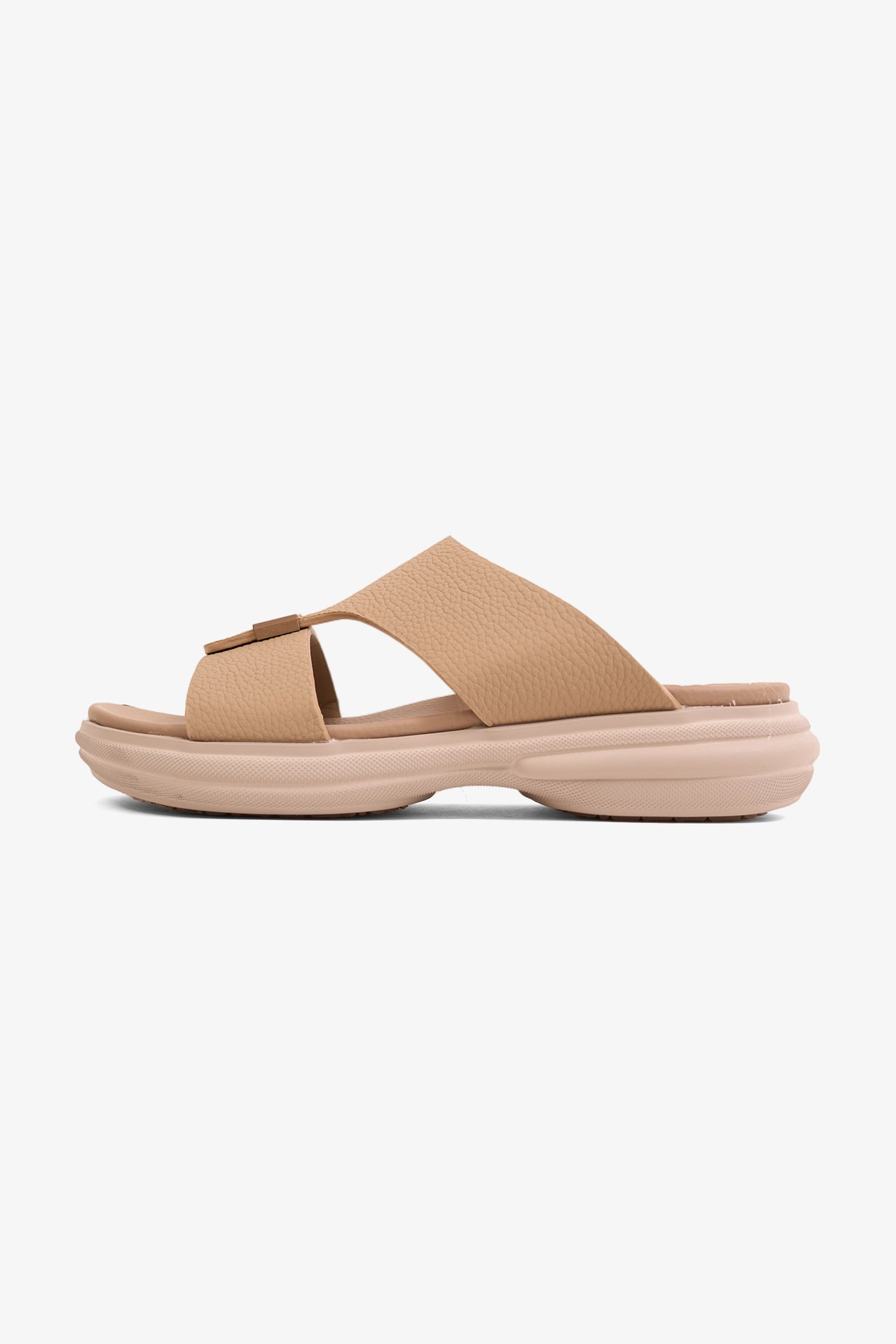 COMFORT PLUS SIGNATURE STEP ARABIC SANDALS KHAKI - Seventy7