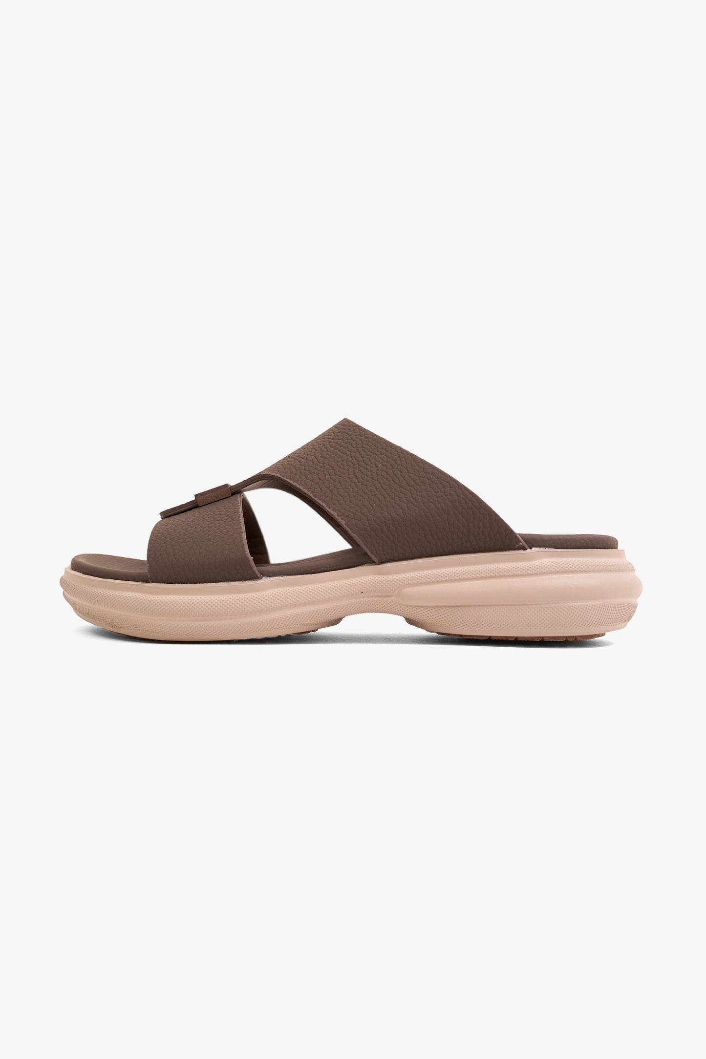 COMFORT PLUS SIGNATURE STEP ARABIC SANDALS COFFEE - Seventy7