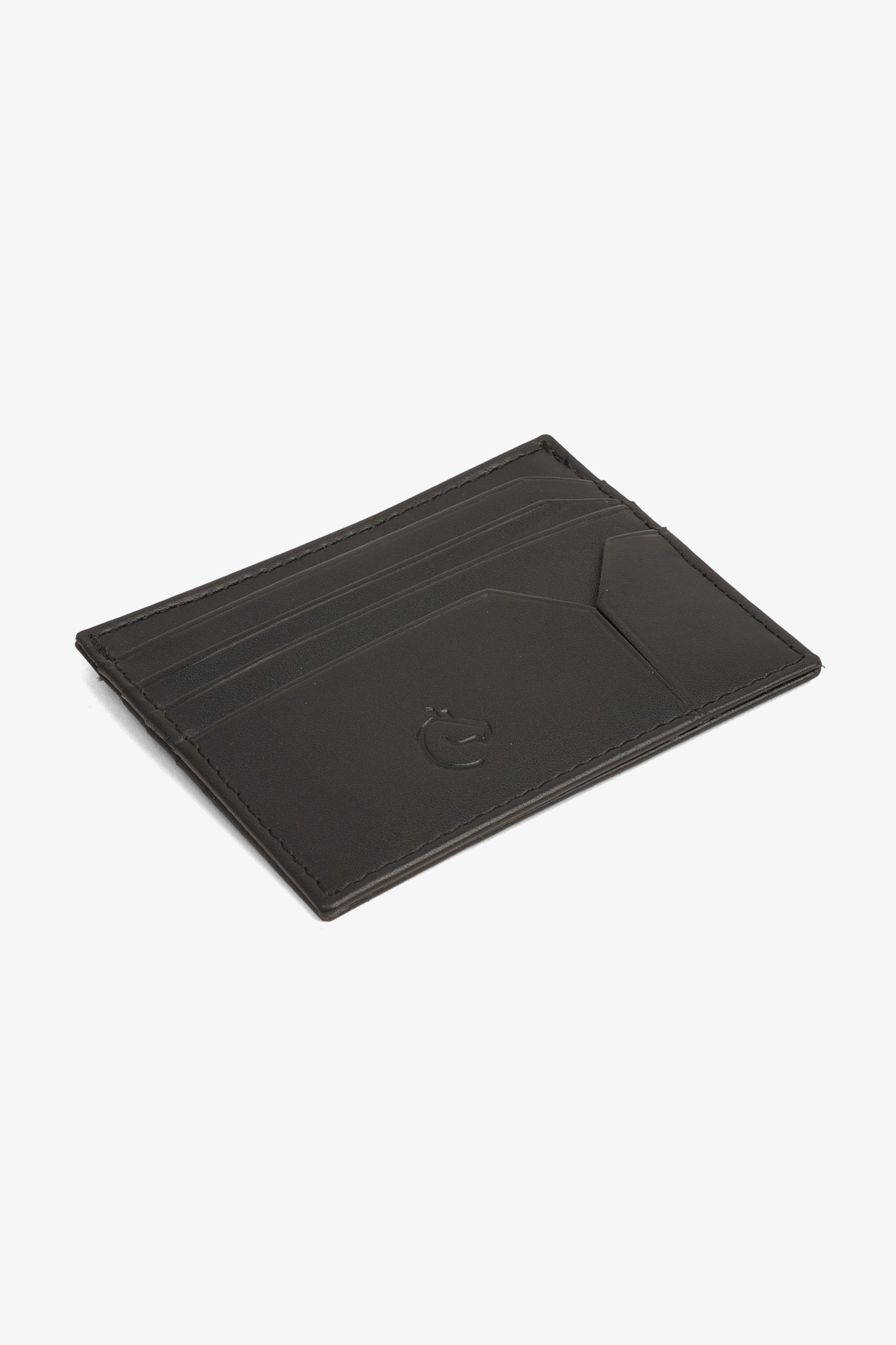 UOMO CAVALIER PREMIUM LEATHER MONARCH WALLET BLACK - Seventy7