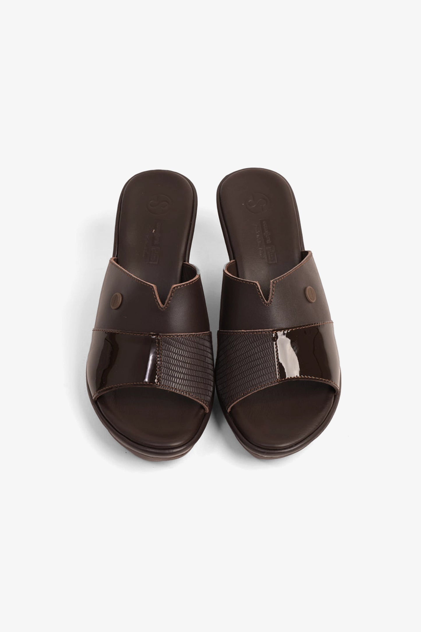 COMFORT PLUS LADIES SANDALS - 9111 BROWN - Seventy7