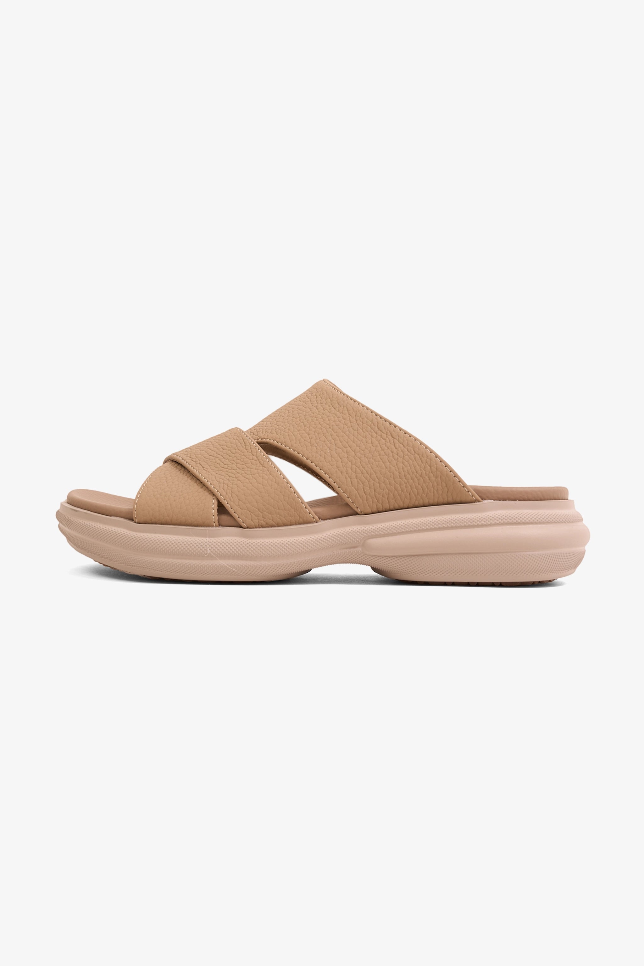 COMFORT PLUS CLOUD STEP ARABIC SANDALS KHAKI - Seventy7